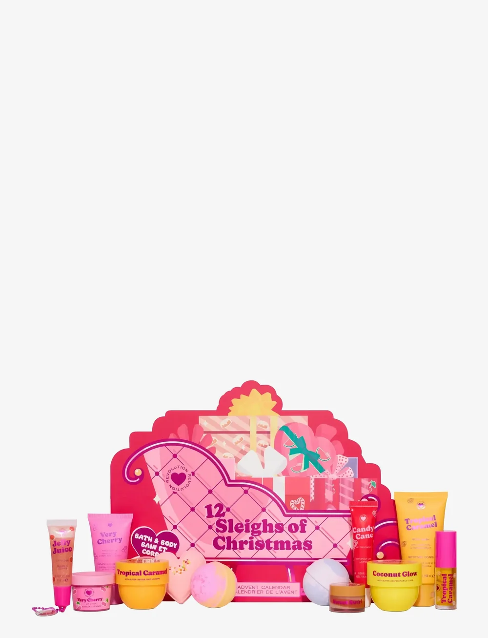 Revolution Beauty London - I Heart Revolution 12 Sleighs of Christmas Advent Calendar - mellom 200-500 kr - advent calendar - 0