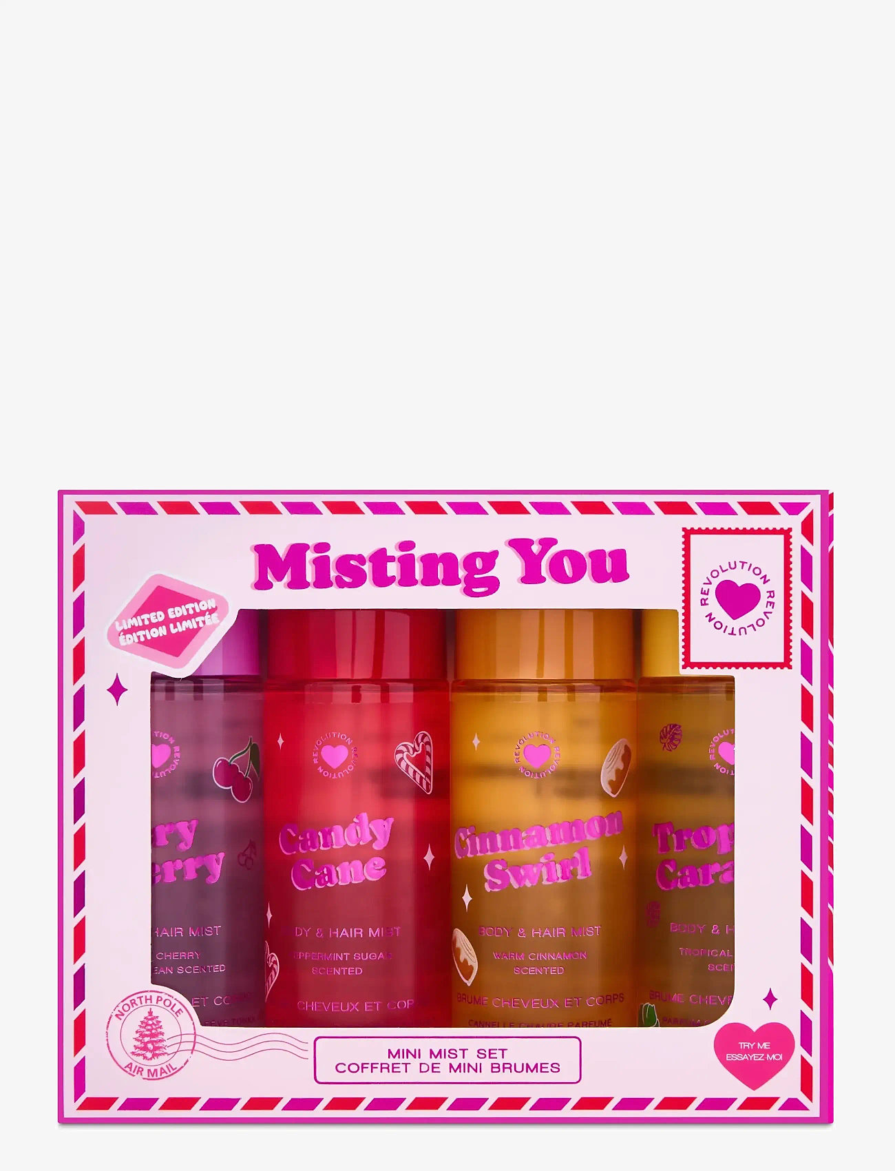 Revolution Beauty London - I Heart Revolution Misting You Mini Body Mist Set​ - parfym - misting you - 0