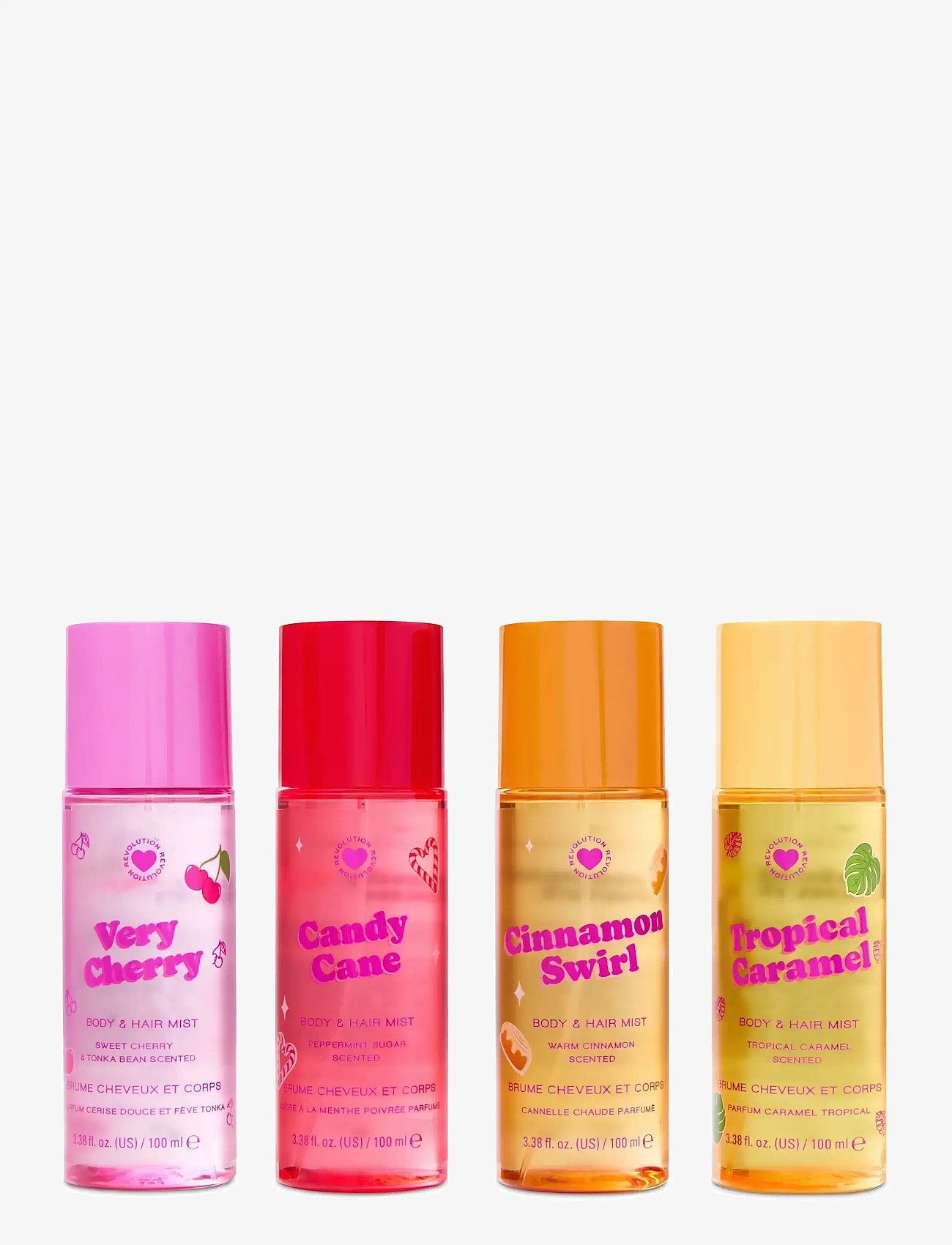 Revolution Beauty London - I Heart Revolution Misting You Mini Body Mist Set​ - parfym - misting you - 1
