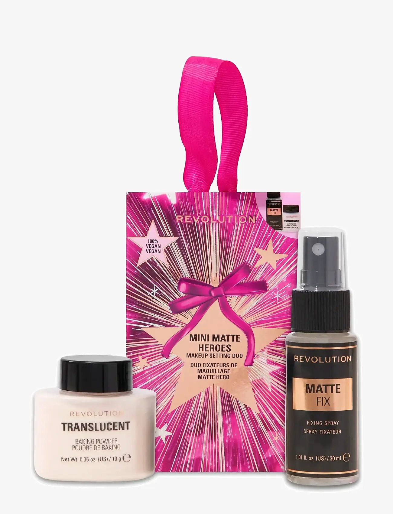 Revolution Beauty London - Revolution Mini Matte Hero's Makeup Setting Duo - makeup - mini matte - 0