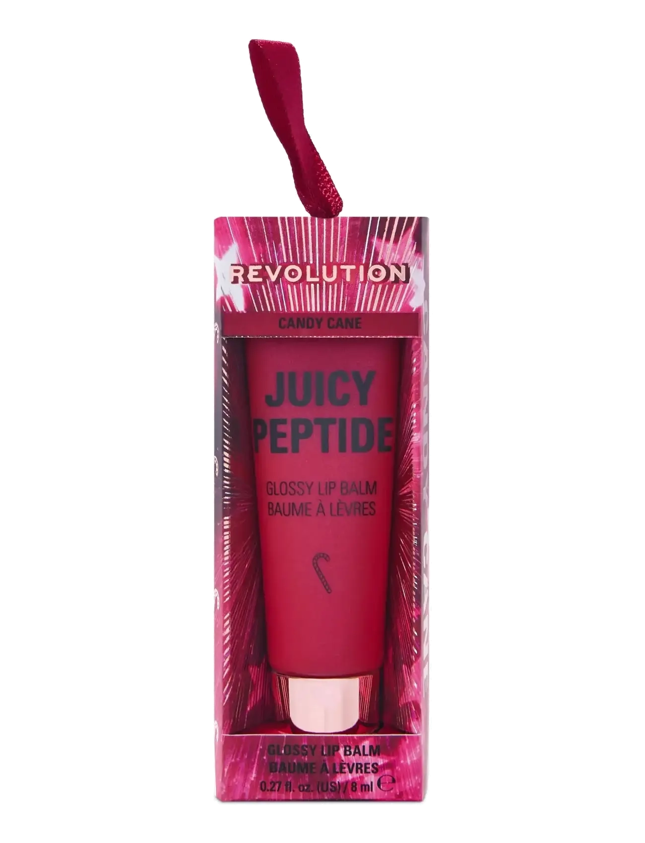 Revolution Juicy Peptide Lip Balm - CANDY CANE