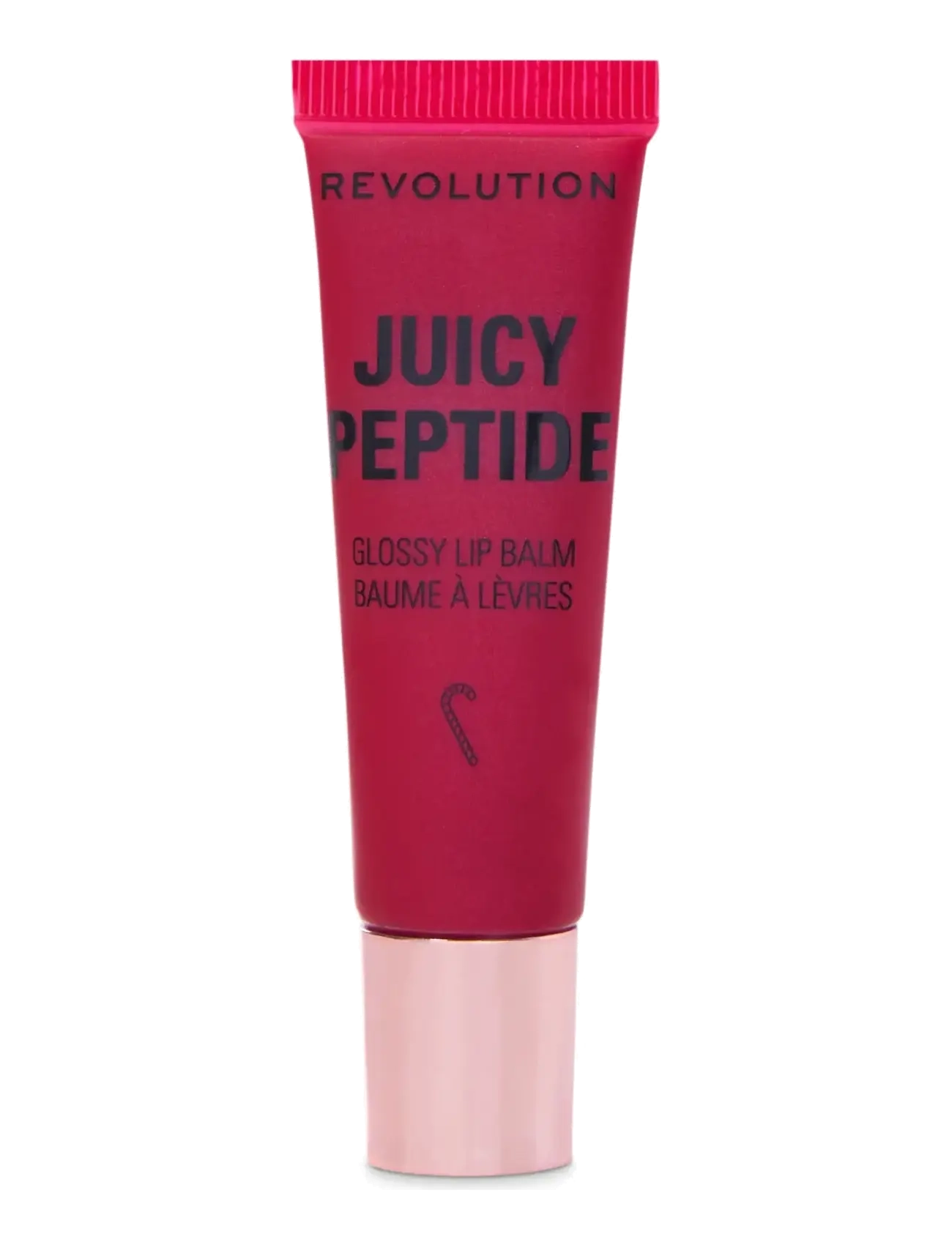 Revolution Beauty London - Revolution Juicy Peptide Lip Balm - læbepomade - candy cane - 1
