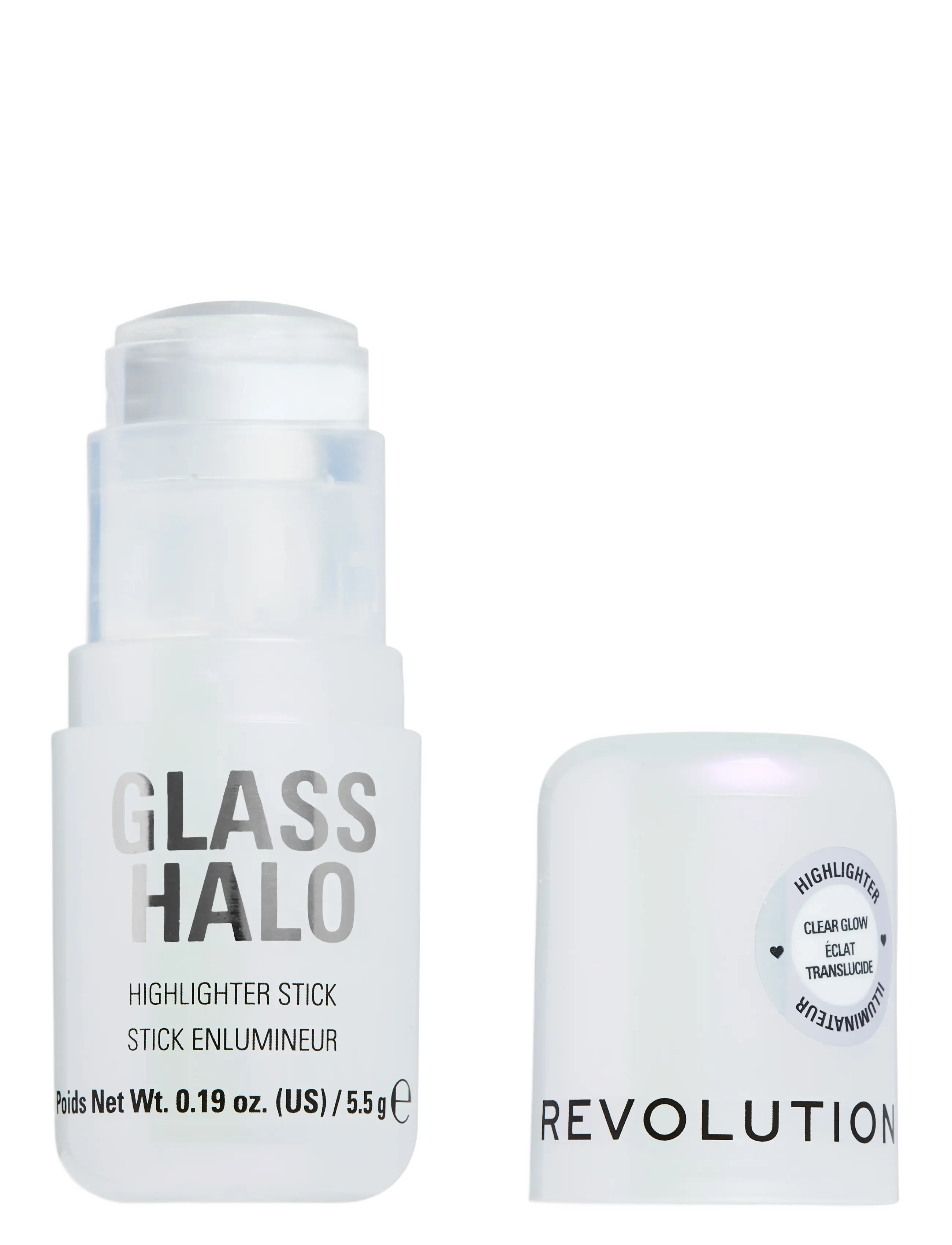 Revolution Beauty London Revolution Glass Halo Highlighter Stick, 5.5 G, Nude, Ansigt > Highlighter, Dame
