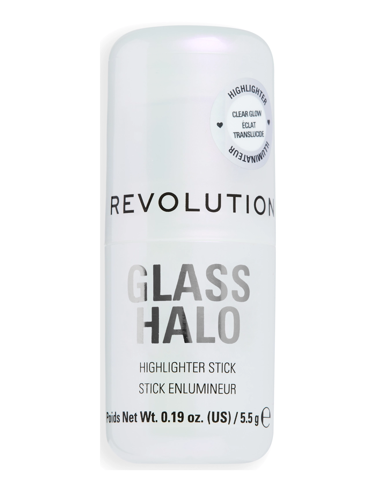 Revolution Beauty London - Revolution Glass Halo Highlighter Stick Clear Glow - clear glow - 1