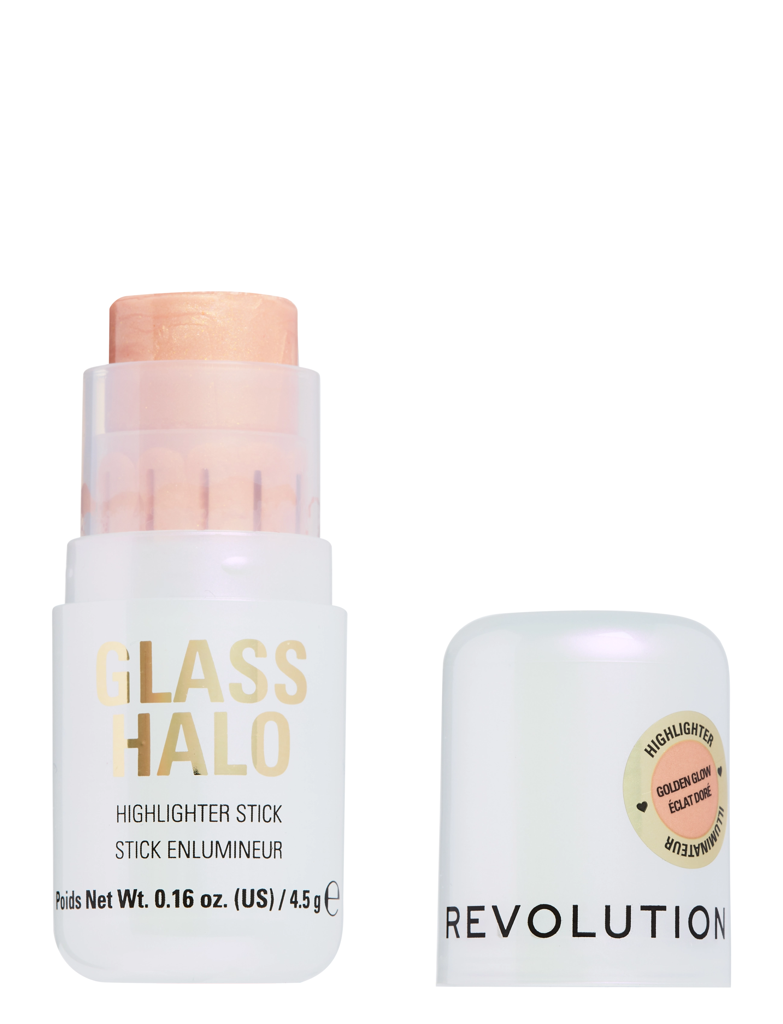 Revolution Beauty London Revolution Glass Halo Highlighter Stick, 5.5 G, Gold, Ansigt > Highlighter, Dame