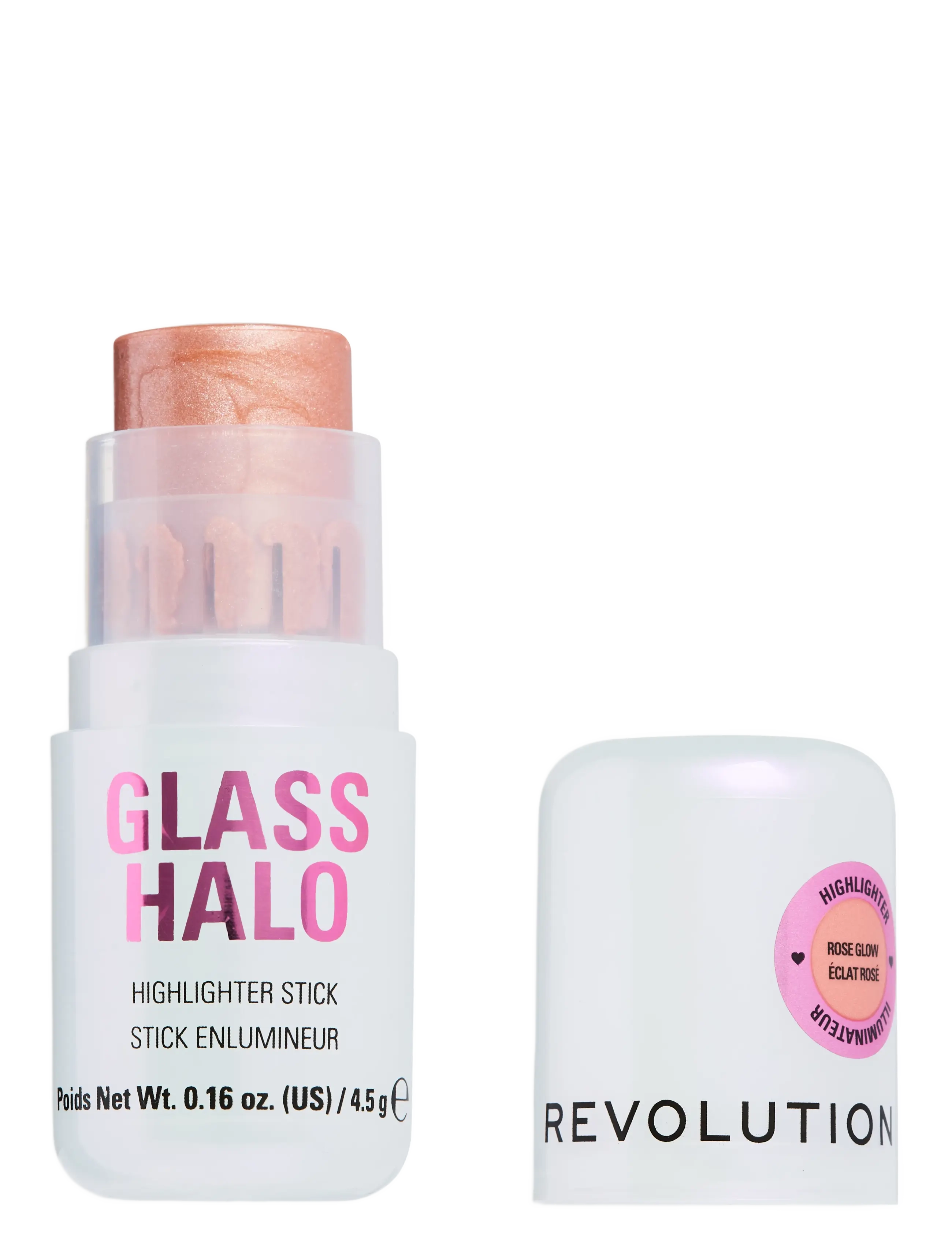Revolution Beauty London Revolution Glass Halo Highlighter Stick, 5.5 G, Pink, Ansigt > Highlighter, Dame