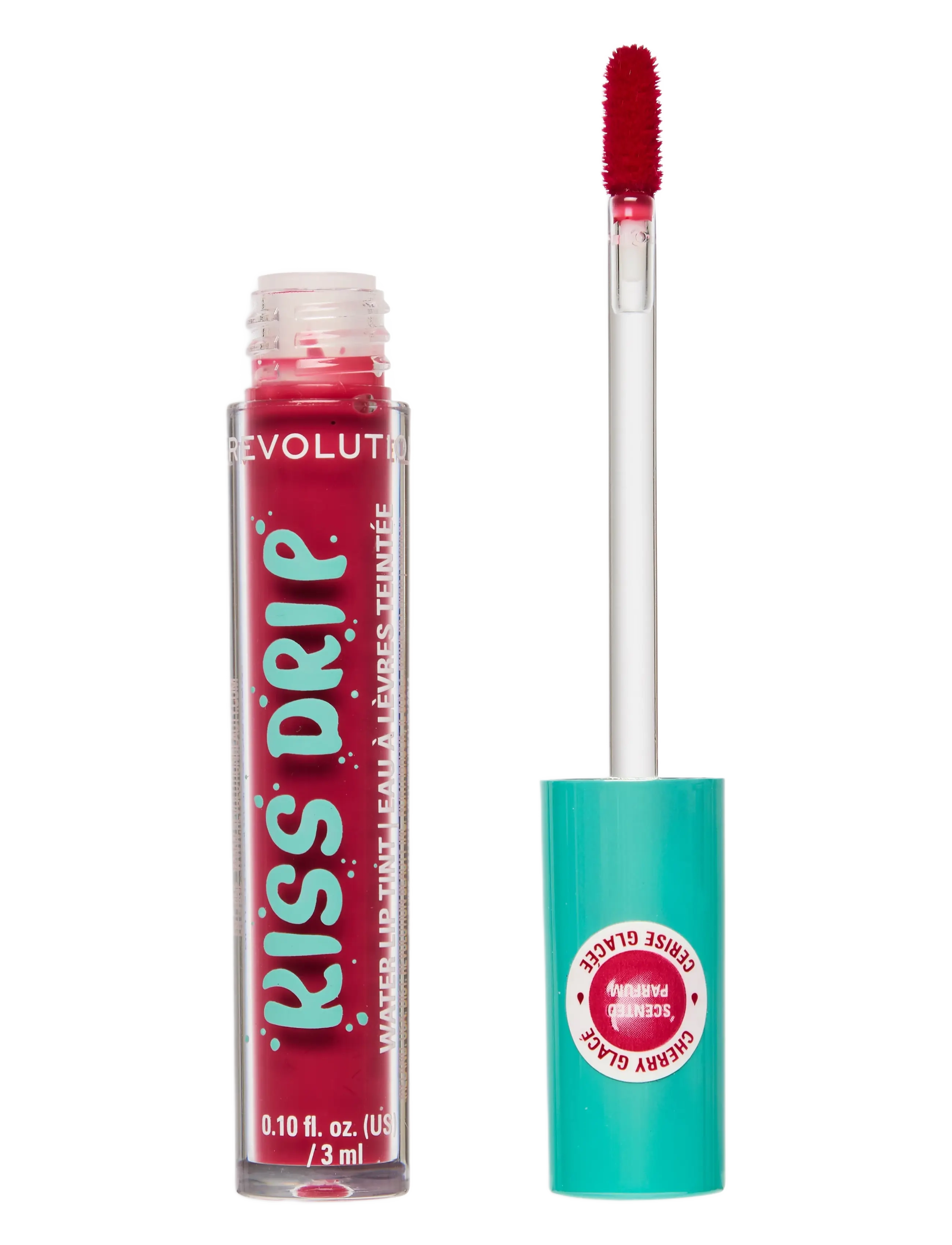 Revolution Beauty London - Revolution Kiss Drip Water Lip Tint Cherry Glacé - cherry glacÉ - 2