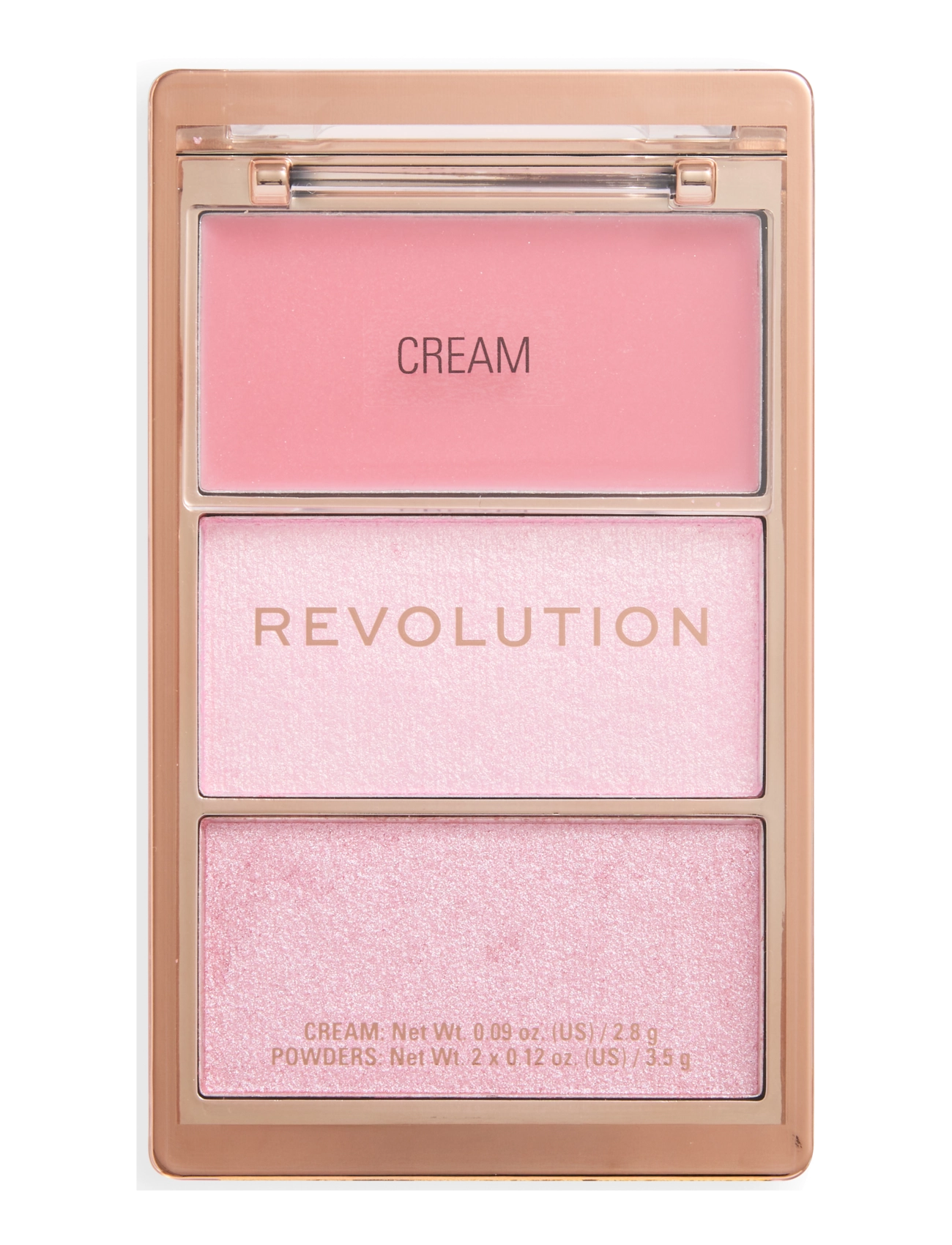Revolution Beauty London Revolution Highlight Icon Palette, 7 G, Pink, Ansigt > Highlighter, Dame