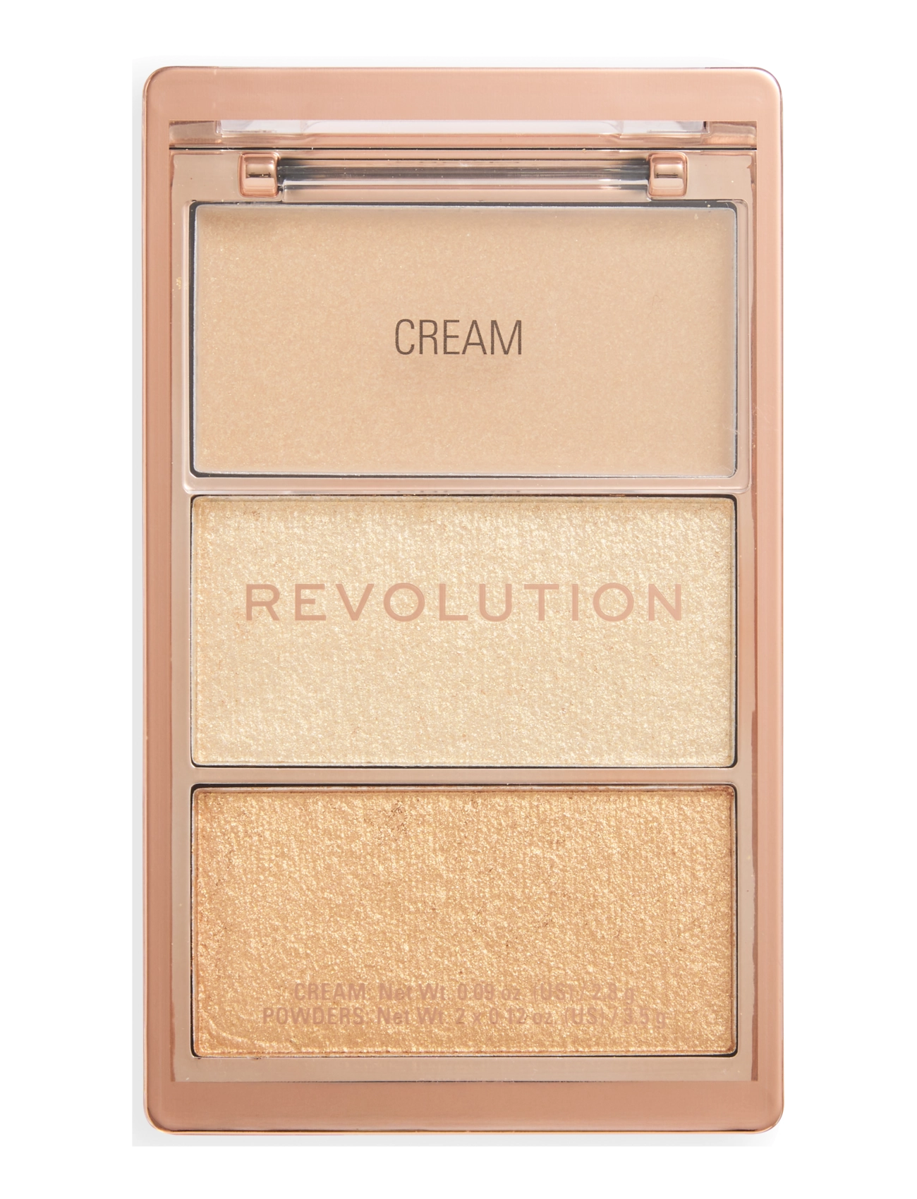Revolution Beauty London - Revolution Highlight Icon Palette - gold glow - 0