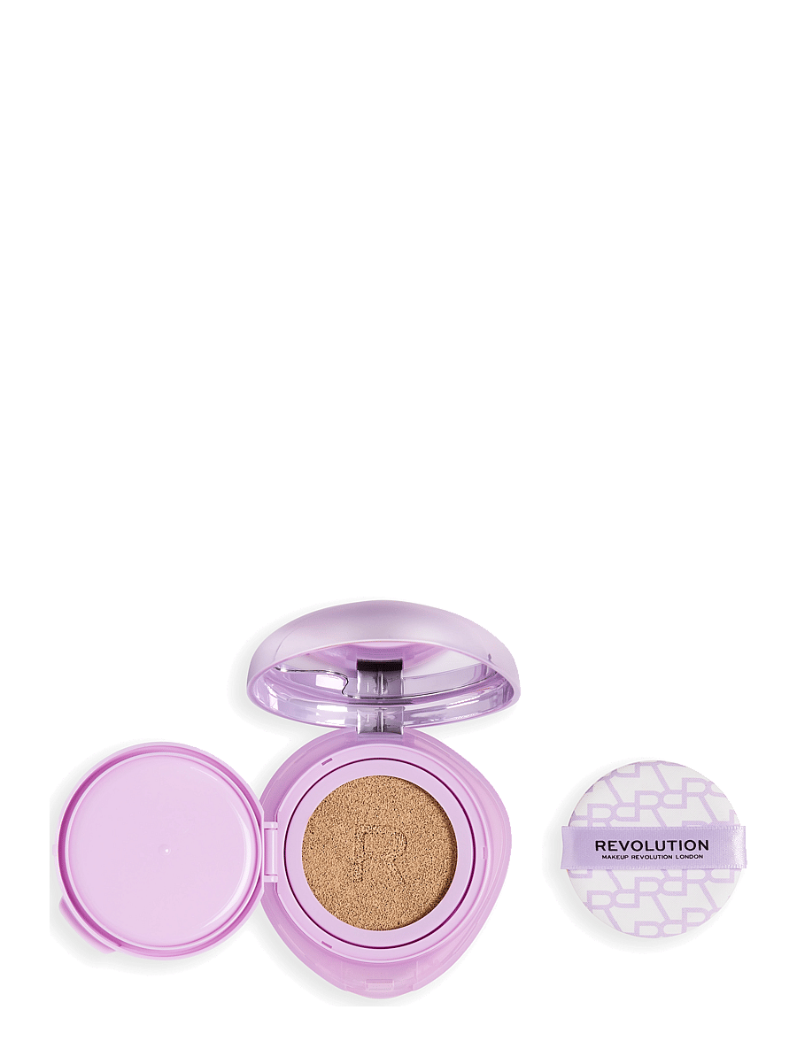 Revolution Beauty London - Revolution Superdewy Cushion Foundation - light neutral cool - 1