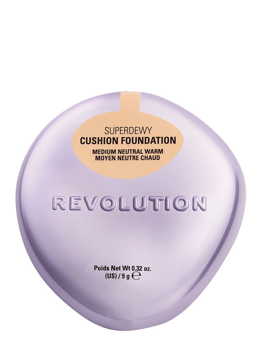 Revolution Beauty London - Revolution Superdewy Cushion Foundation - makeup - medium neutral warm - 0