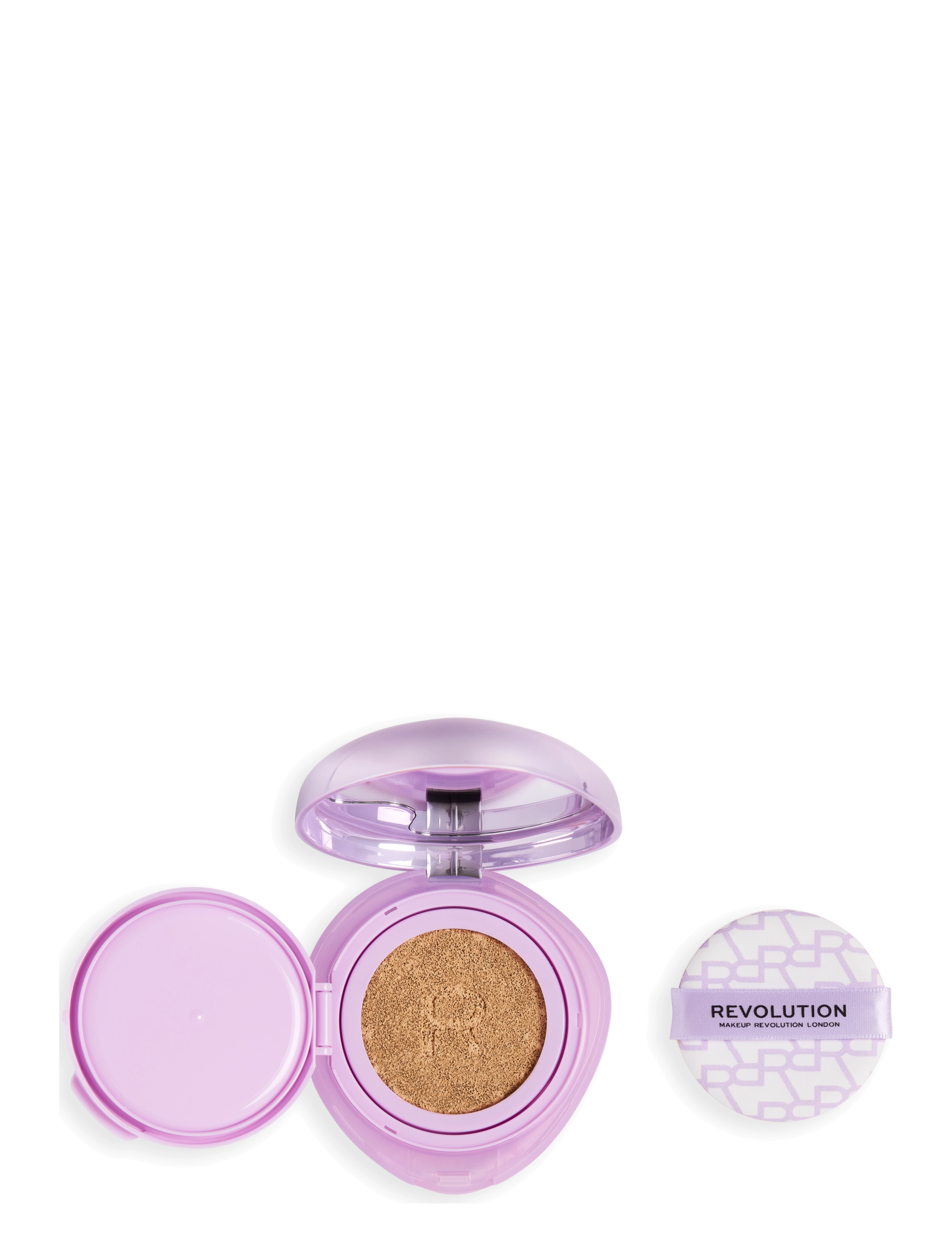 Revolution Beauty London - Revolution Superdewy Cushion Foundation - smink - medium neutral warm - 1