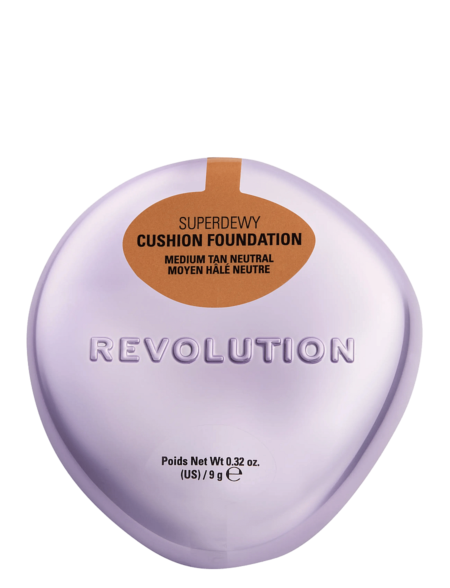 Revolution Beauty London - Revolution Superdewy Cushion Foundation - makeup - medium tan neutral - 0