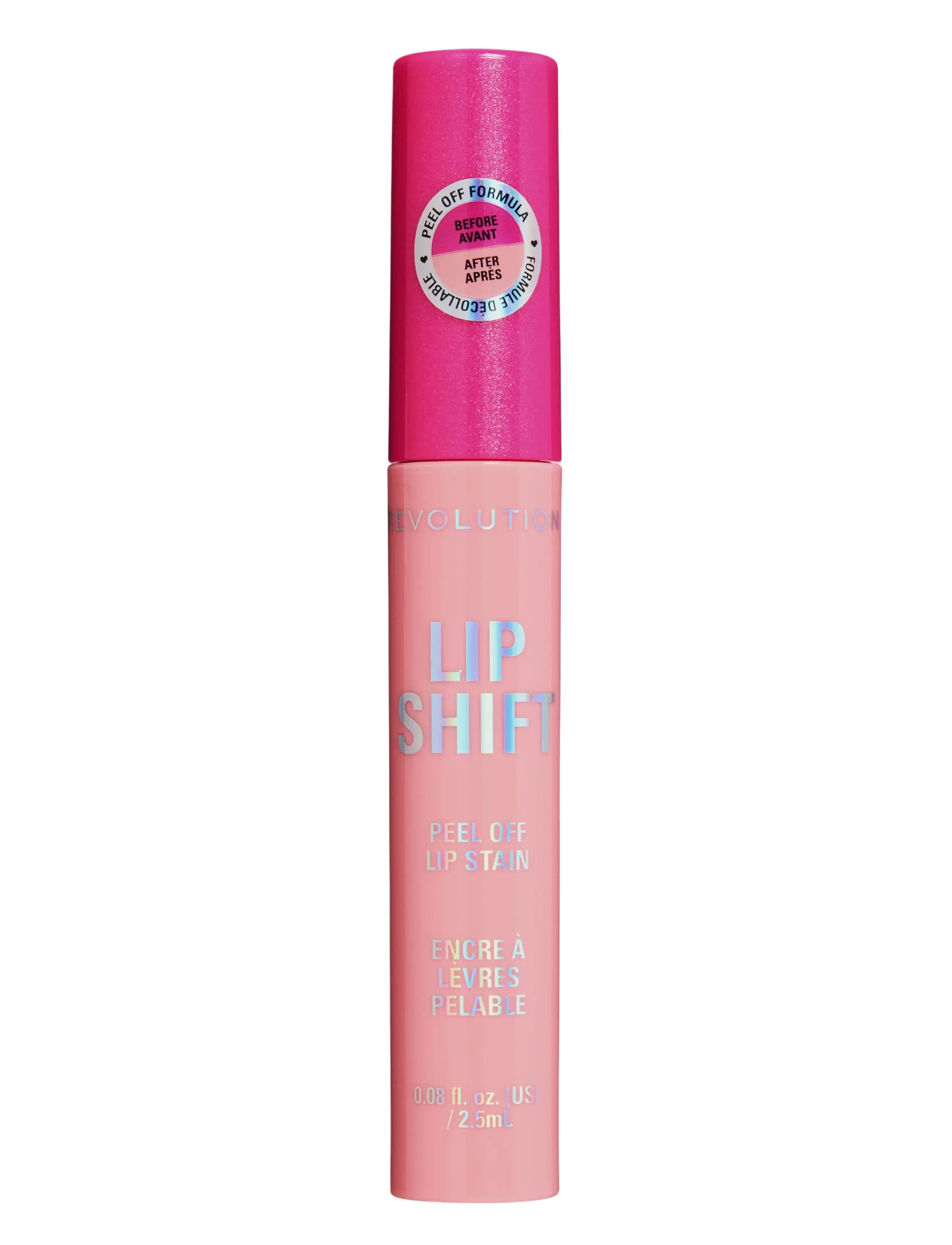 Revolution Beauty London Revolution Lip Shift Peel Off Lip Stain, Læbefarve & Cheek Tint, Pink, Str: 2.5 ML