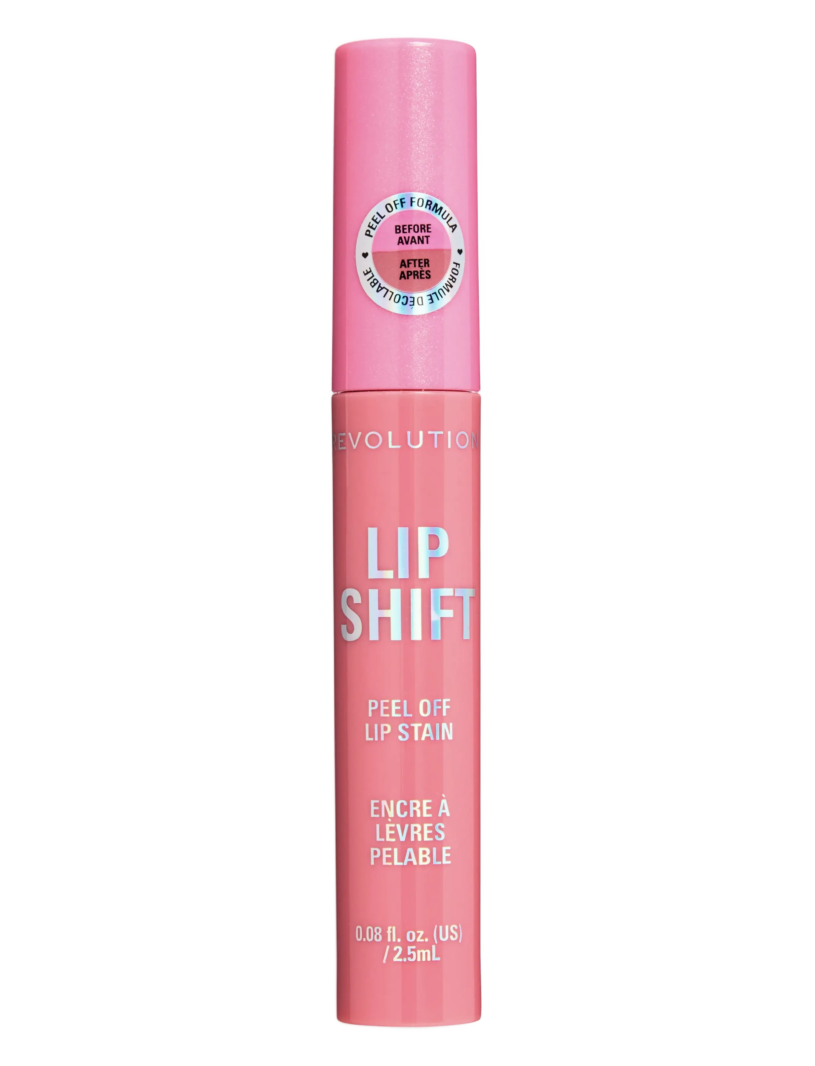 Revolution Beauty London Revolution Lip Shift Peel Off Lip Stain, Læbefarve & Cheek Tint, Pink, Str: 2.5 ML