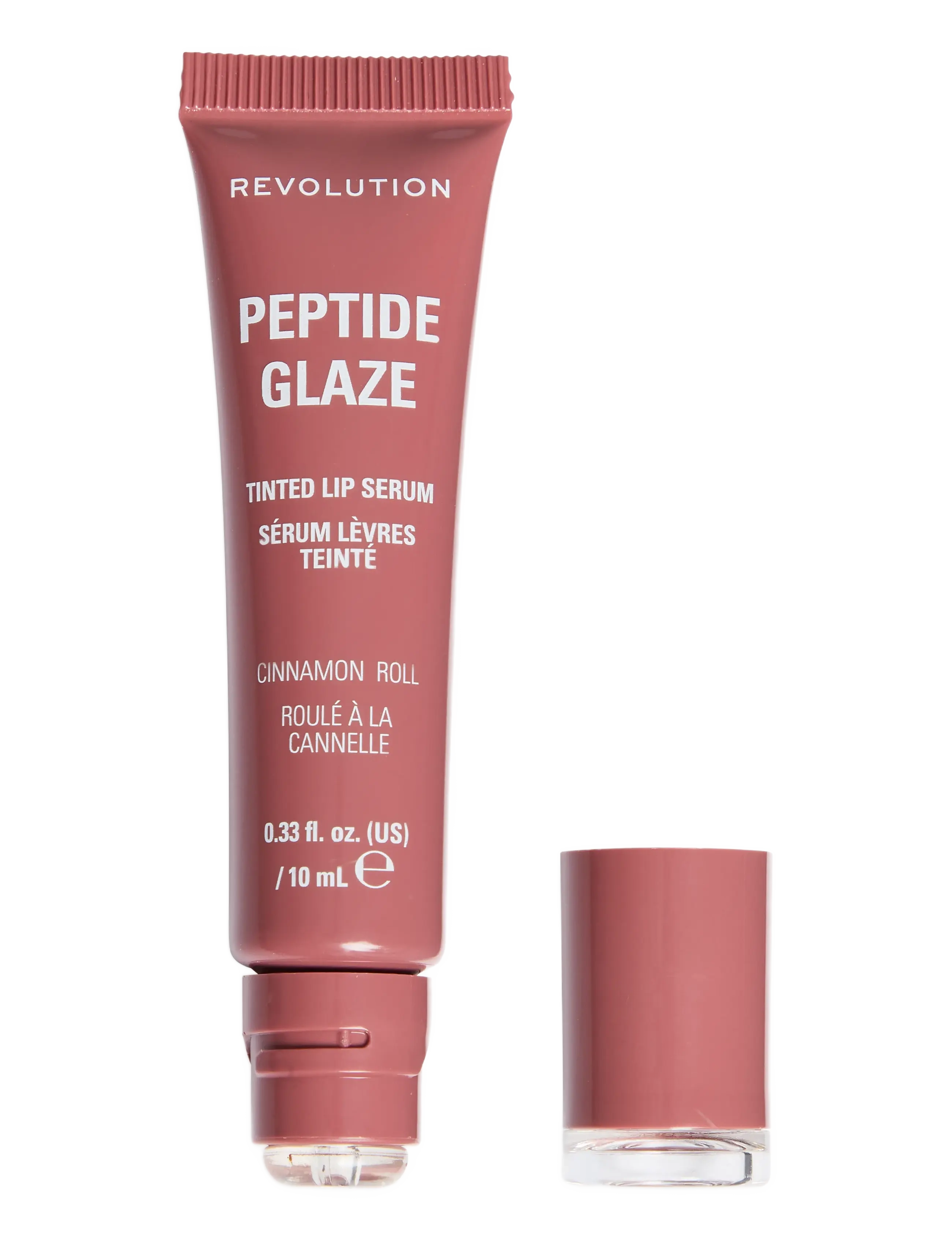 Revolution Beauty London - Revolution Peptide Glaze Tinted Lip Serum Cinnamon Roll - cinnamon roll - 1