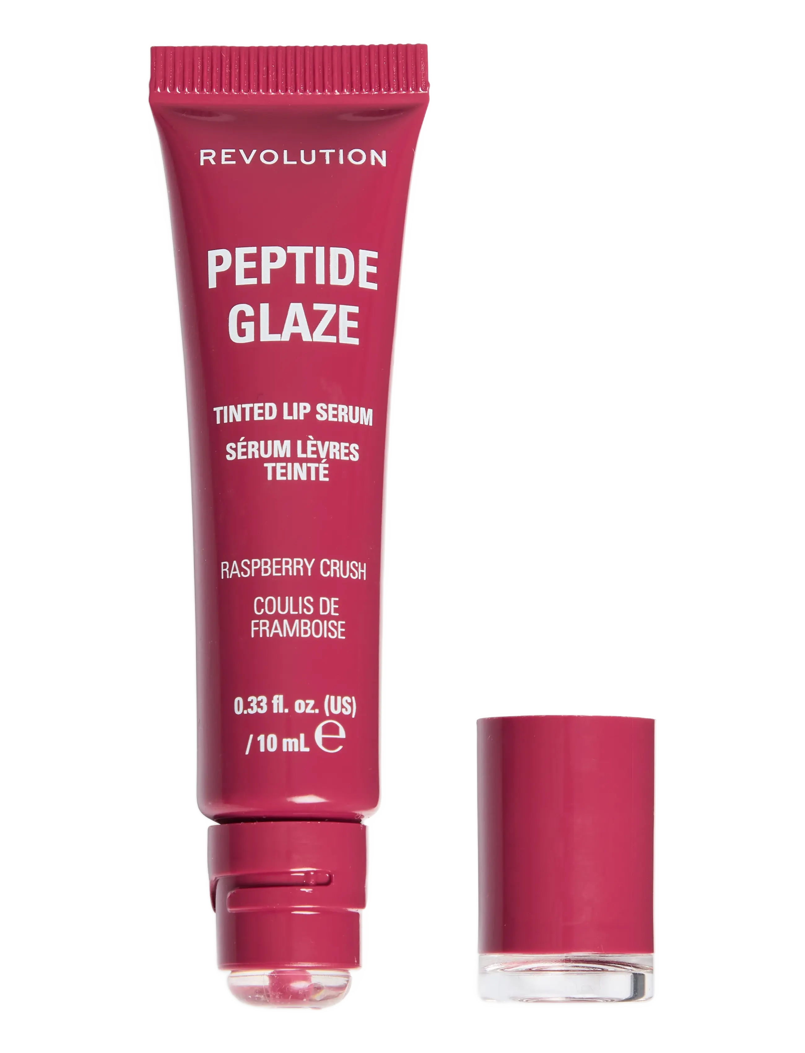 Revolution Beauty London - Revolution Peptide Glaze Tinted Lip Serum Raspberry Crush - raspberry - 1