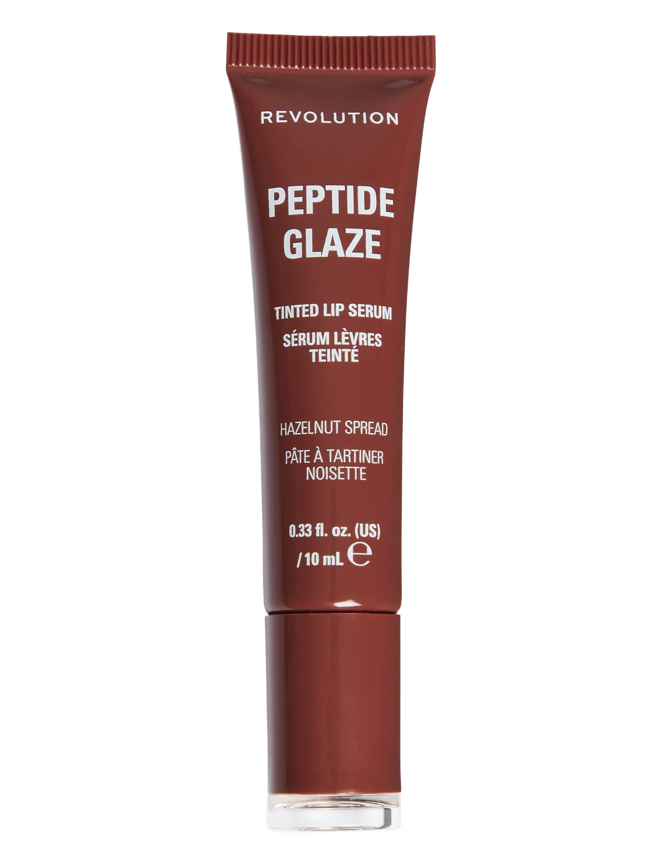 Revolution Beauty London Revolution Peptide Glaze Tinted Lip Serum, Lipgloss, Brun, Str: 10 ML