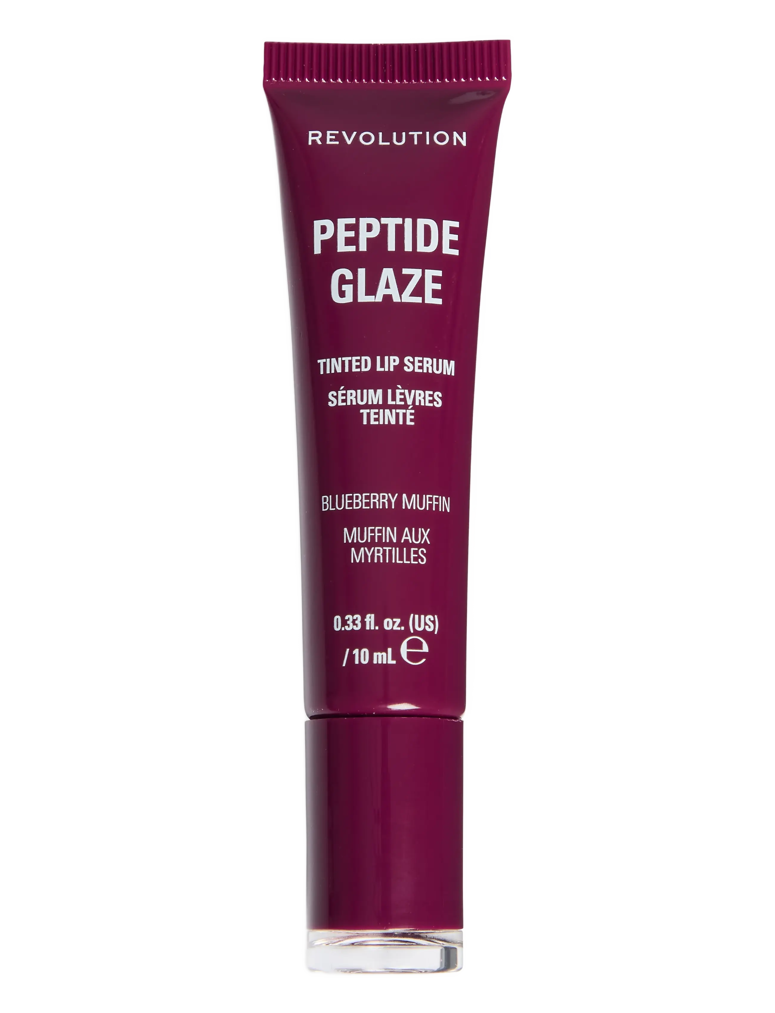 Revolution Beauty London Revolution Peptide Glaze Tinted Lip Serum, Lipgloss, Bordeaux, Str: 10 ML
