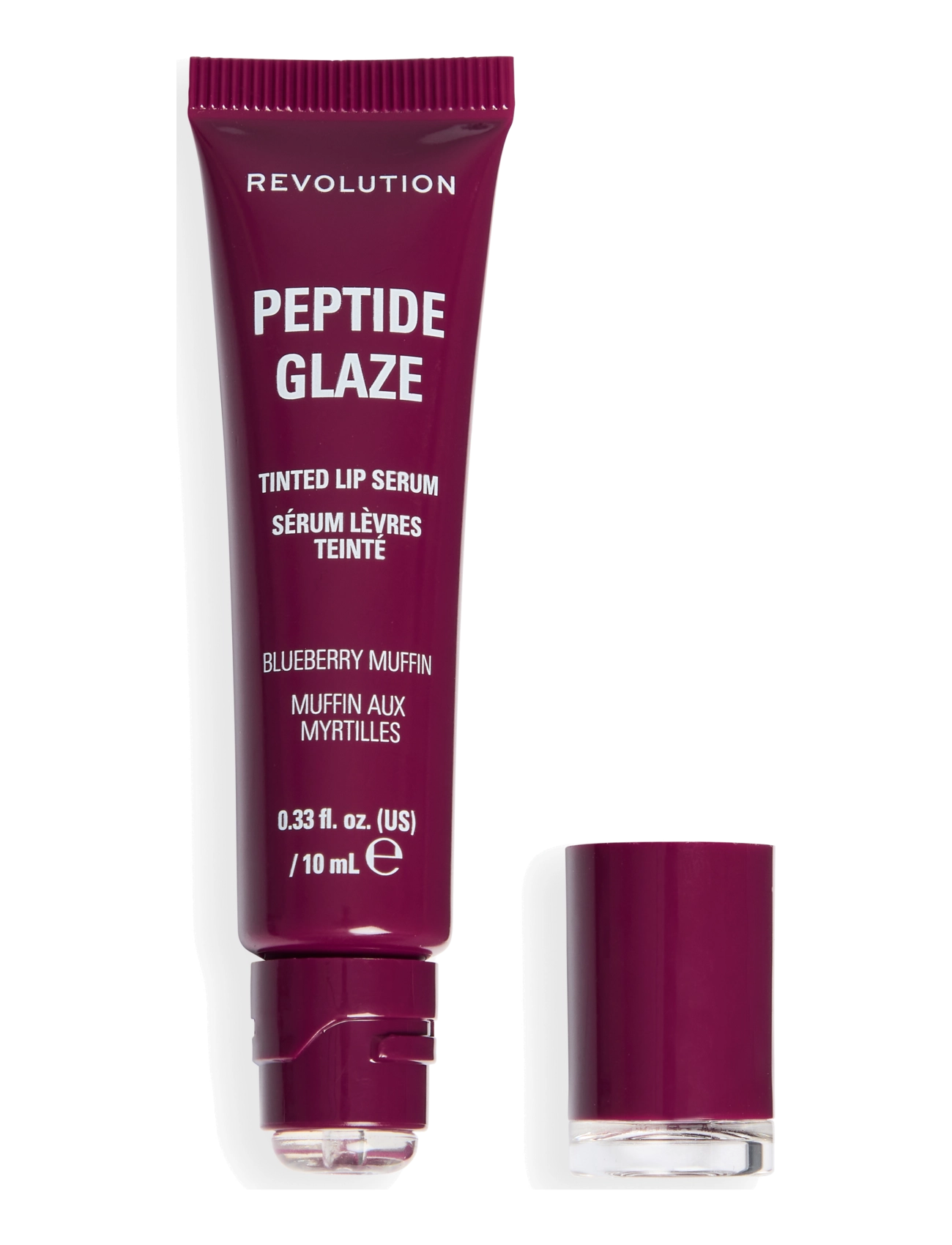 Revolution Beauty London - Revolution Peptide Glaze Tinted Lip Serum Blueberry Muffin - blueberry muffin - 1