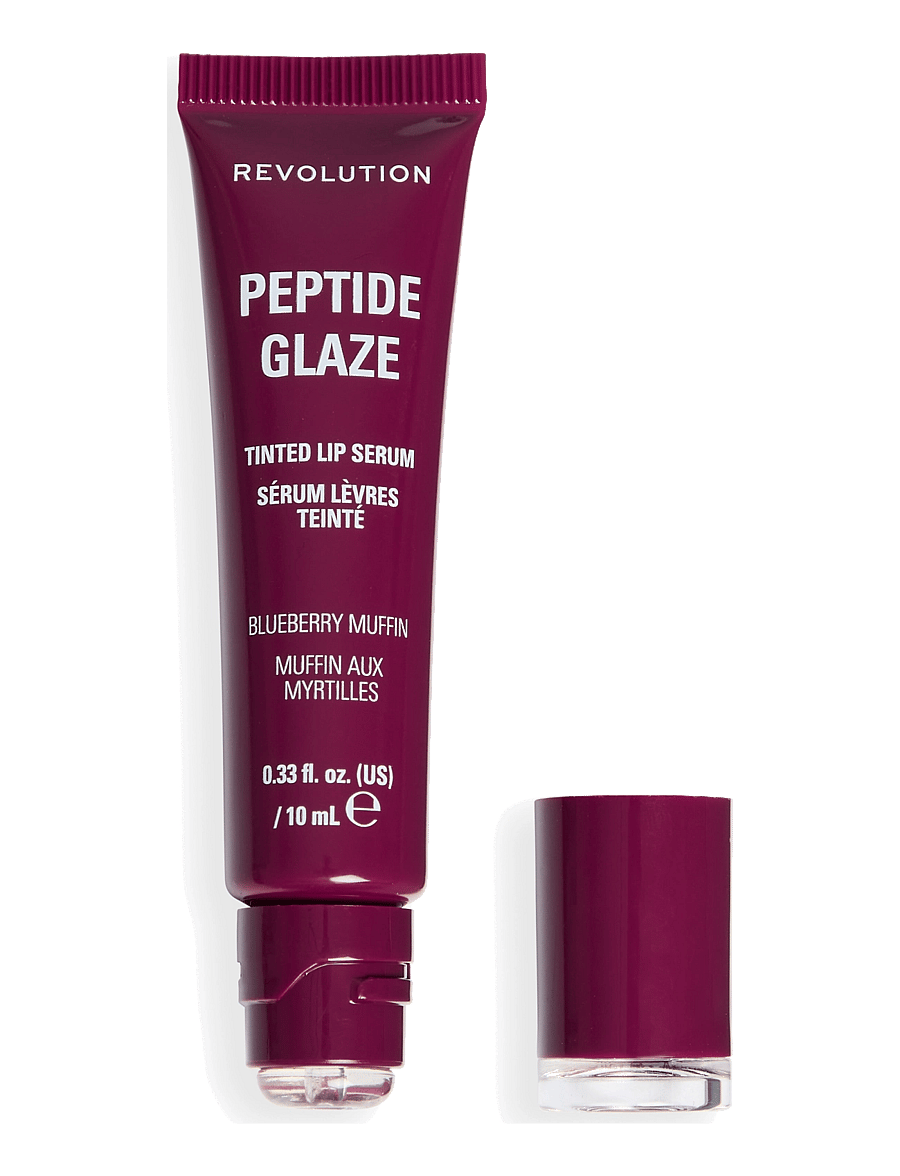 Revolution Beauty London - Revolution Peptide Glaze Tinted Lip Serum - makeup - blueberry muffin - 1