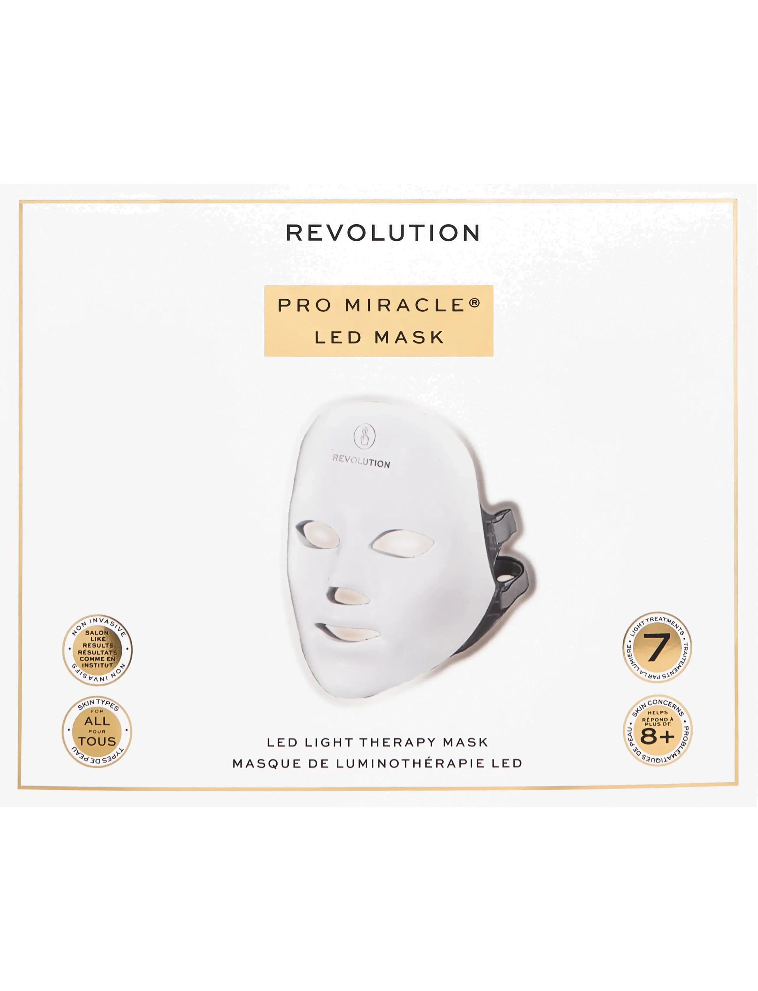 Revolution Beauty London Revolution Pro Miracle LED Face Mask - Revolution Beauty London - WHITE / white