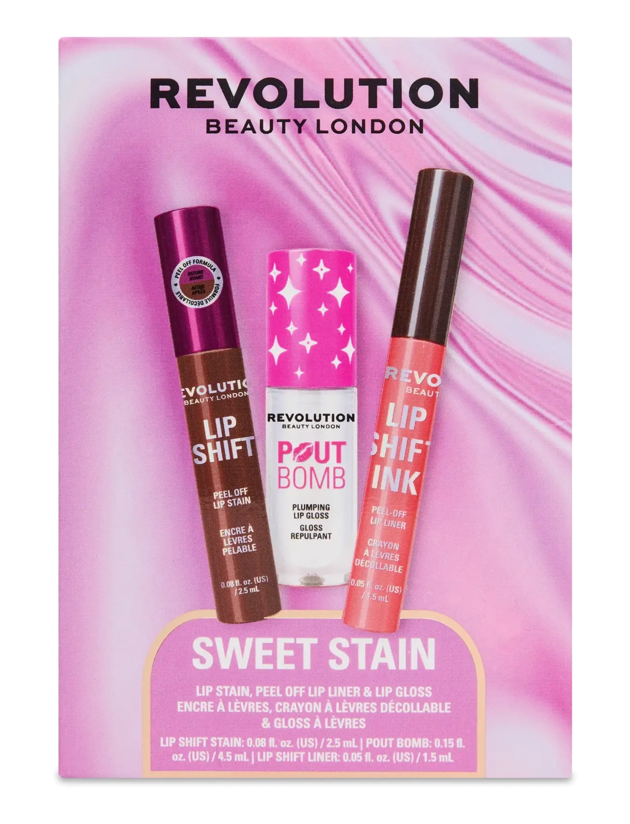 Revolution Beauty London Revolution Sweet Stain Lip Trio - Huulepliiats - MULTI-COLORED / pink/rose