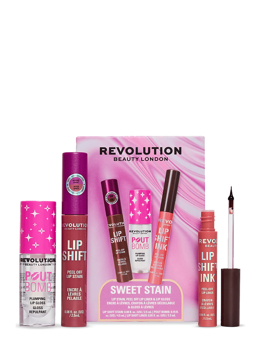 Revolution Beauty London - Revolution Sweet Stain Lip Trio - multi-colored - 1