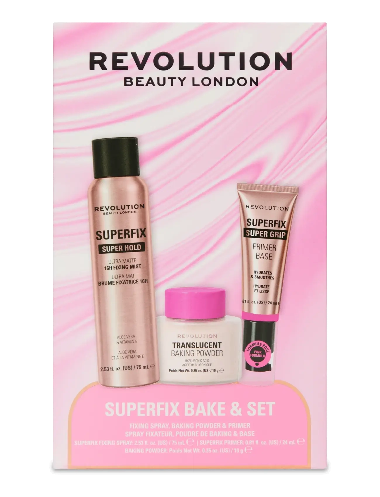 Revolution Beauty London Revolution Superfix Bake & Set - Jõulukingid - MULTI-COLORED / pink/rose