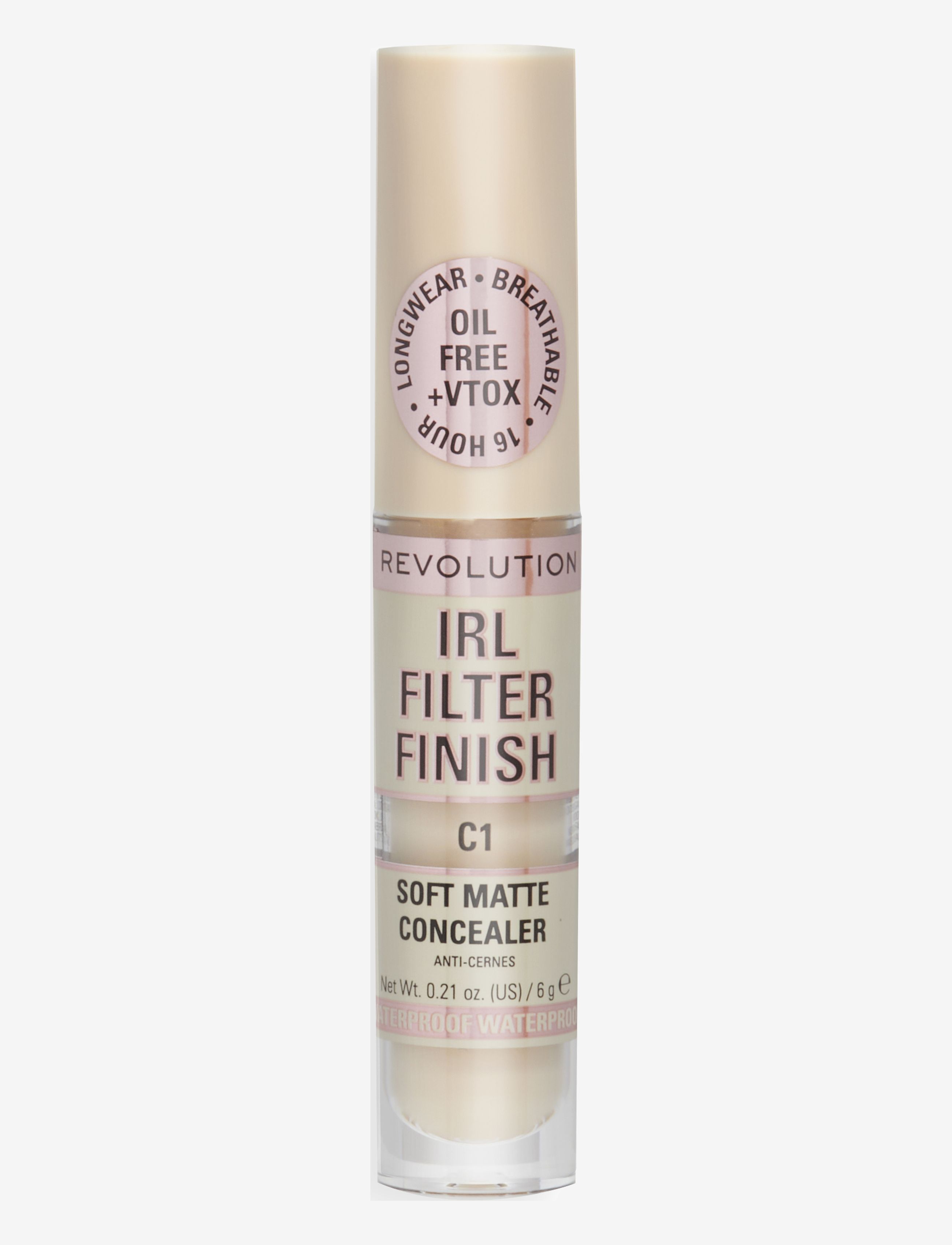 Revolution Beauty London Revolution Irl Filter Finish Concealer C1, Concealer, Str: 6 G