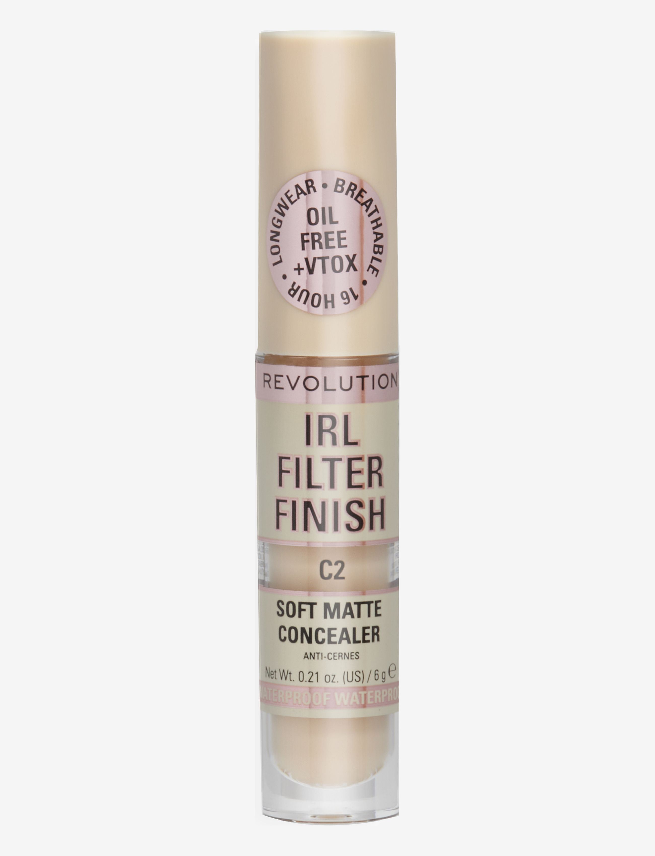 Revolution Beauty London Revolution Irl Filter Finish Concealer C2, Concealer, Str: 6 G