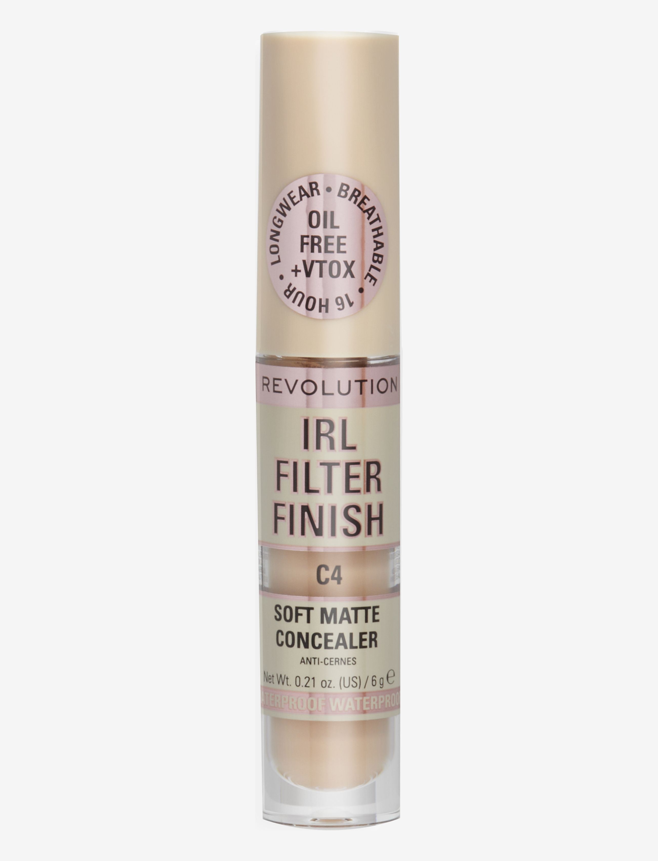 Revolution Beauty London Revolution Irl Filter Finish Concealer C4, Concealer, Str: 6 G