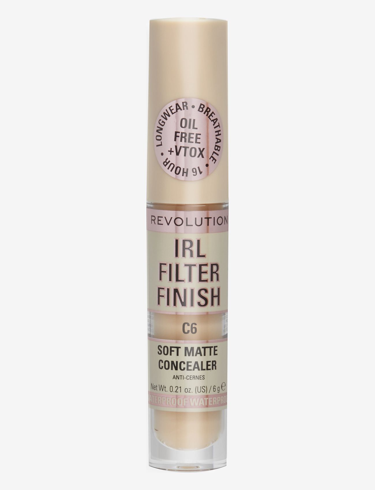 Revolution Beauty London - Revolution IRL Filter Finish Concealer C6 - makeup - c6 - 0
