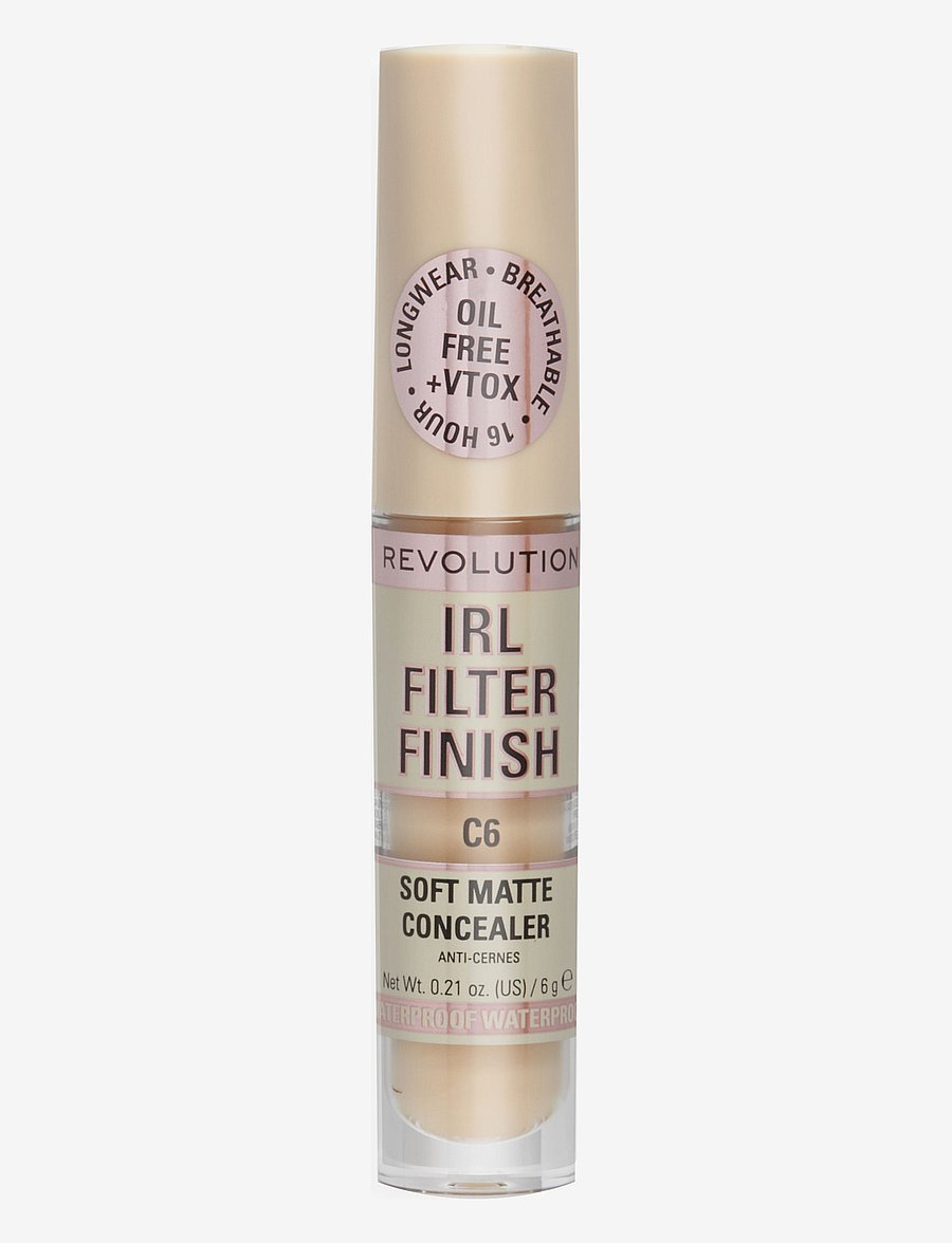 Revolution Beauty London - Revolution IRL Filter Finish Concealer C6 - makeup - c6 - 0