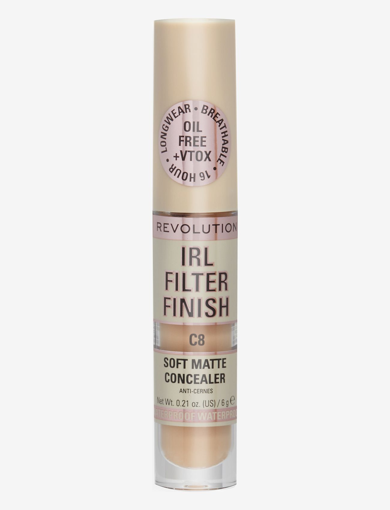 Revolution Beauty London - Revolution IRL Filter Finish Concealer C8 - makeup - c8 - 0