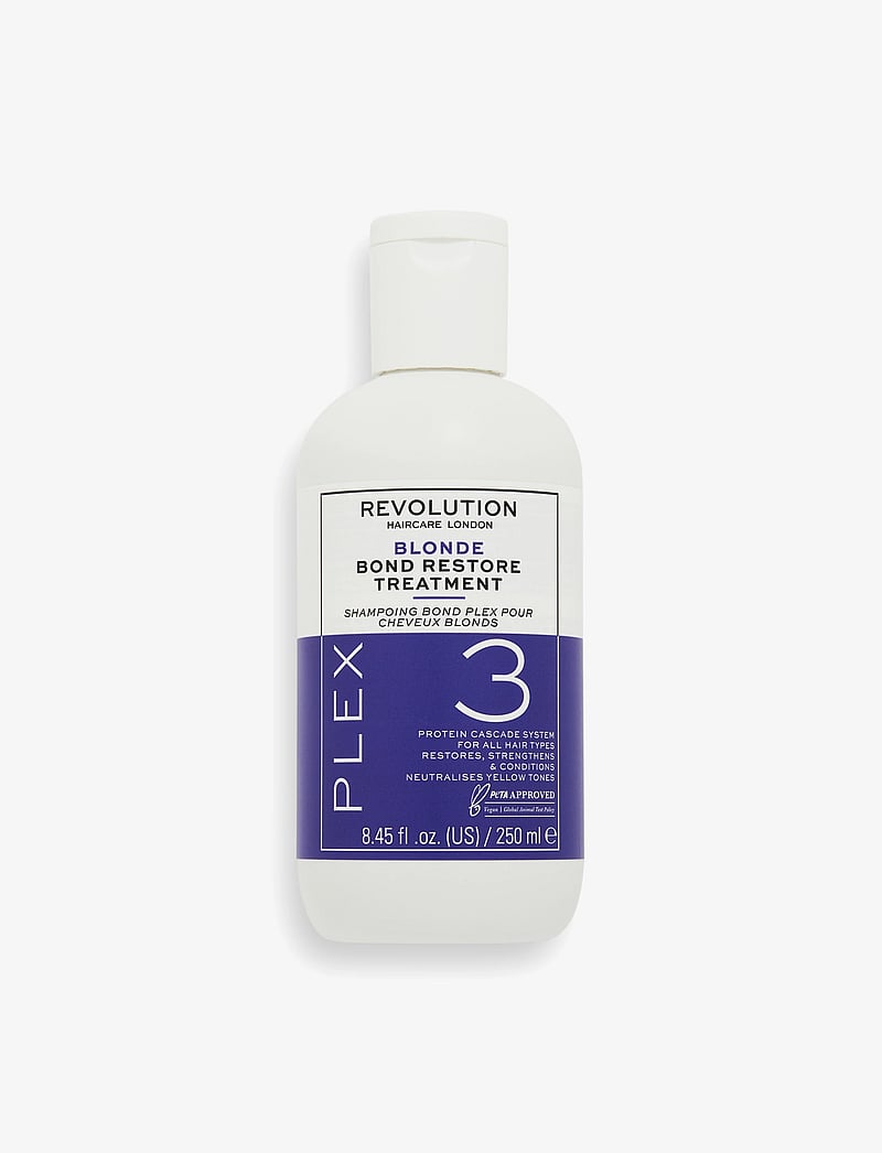 Revolution Haircare - Revolution Haircare Blond Plex 3 Bond Restore Treatment 250ml - värvihooldused - purple - 0