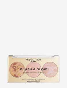 Revolution Pro Blush & Glow Palette Peach Glow, Revolution PRO