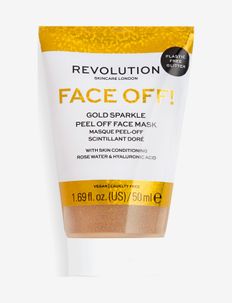 Revolution Skincare Gold Glitter Face Off Mask, Revolution Skincare