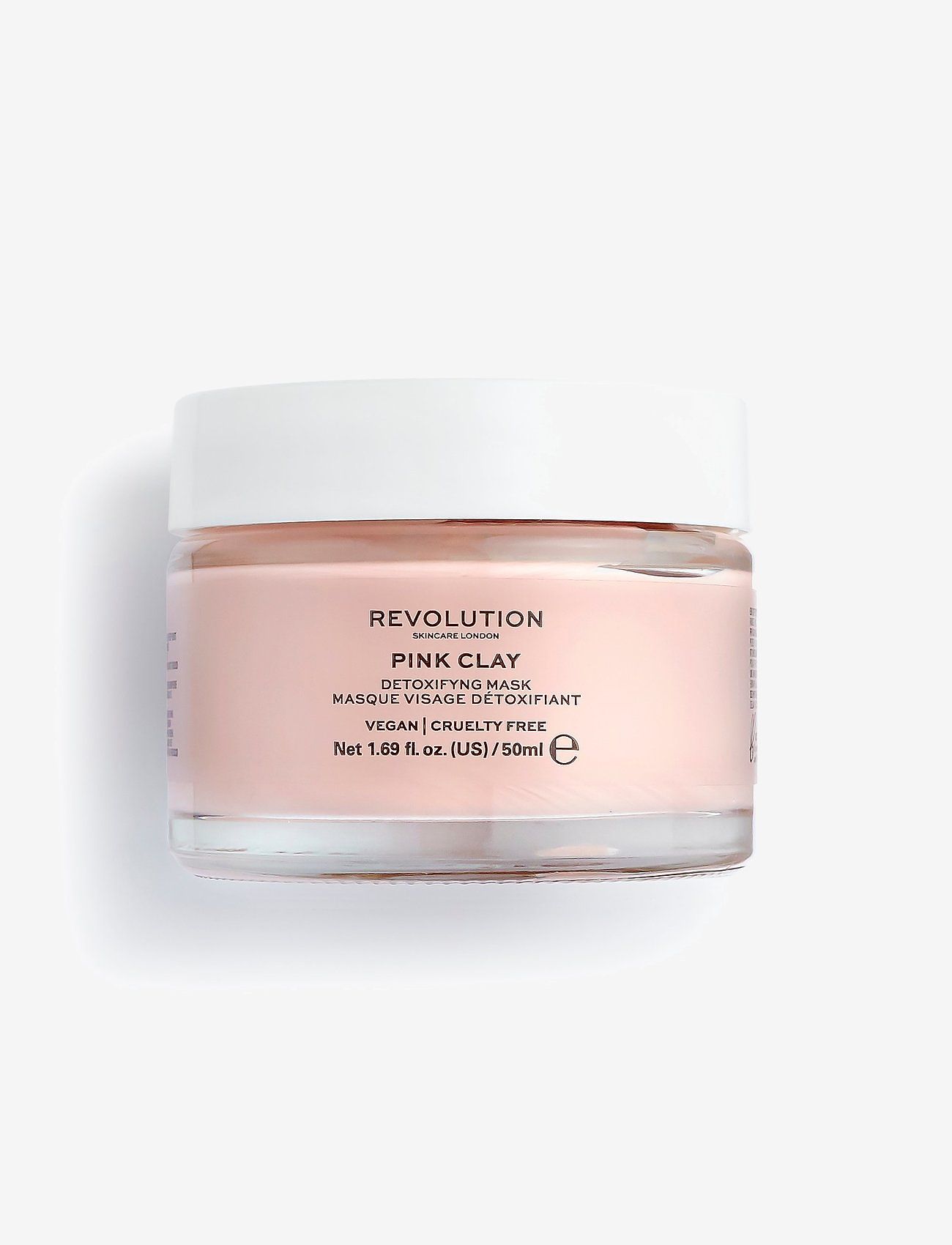 Revolution Skincare - Revolution Skincare Pink Clay Detoxifying Face Mask - kasvonaamiot - basic white - 0