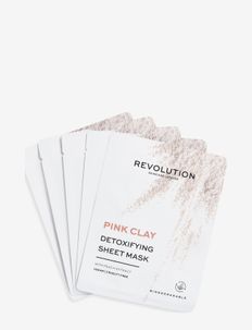Revolution Skincare Biodegradable Detoxifying Pink Clay 4pcs, Revolution Skincare
