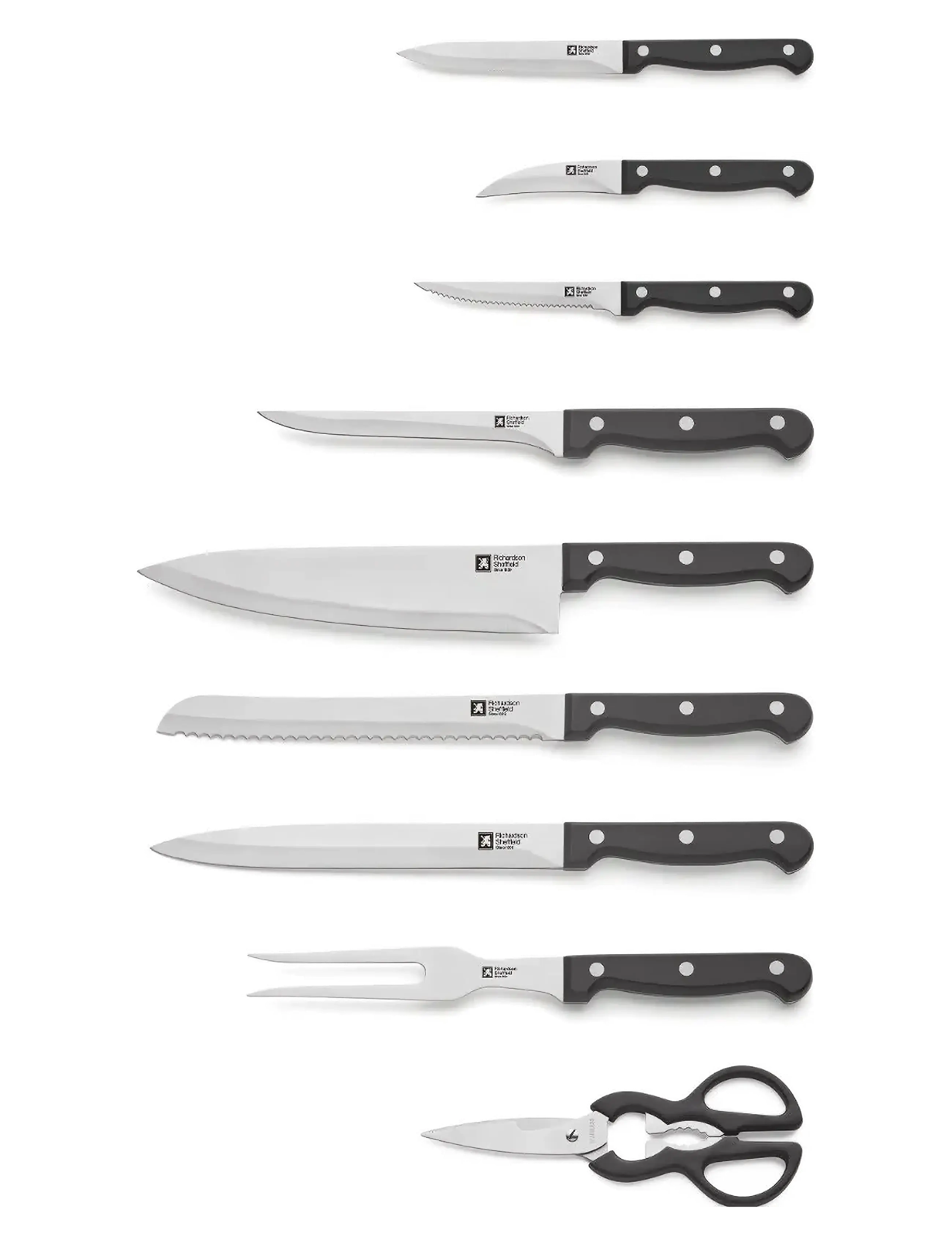 Richardsson Sheffield - Artisan Knife block 9-psc - knivsett - white - 1