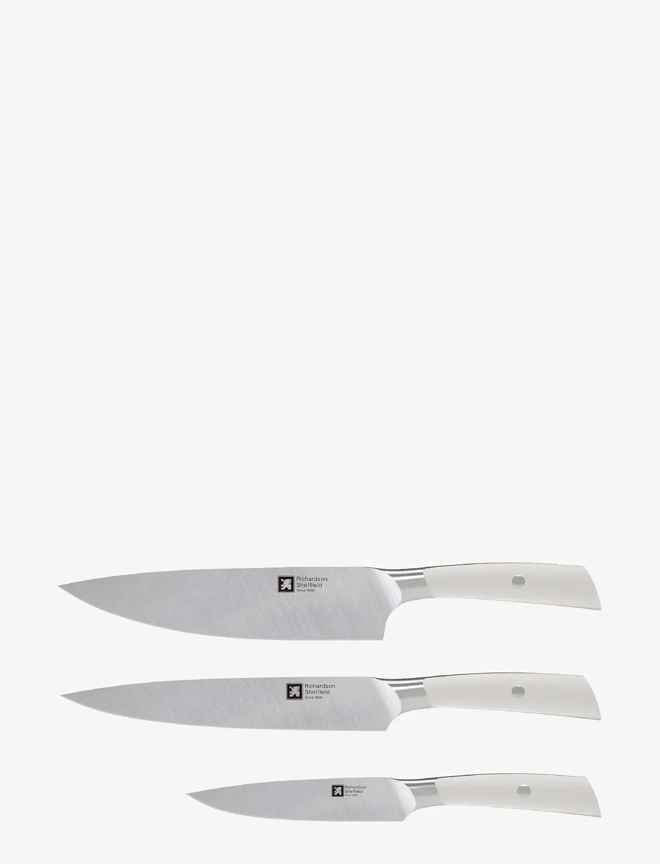 Richardsson Sheffield - Supreme Knifeset 3-psc - chef knives - white - 0