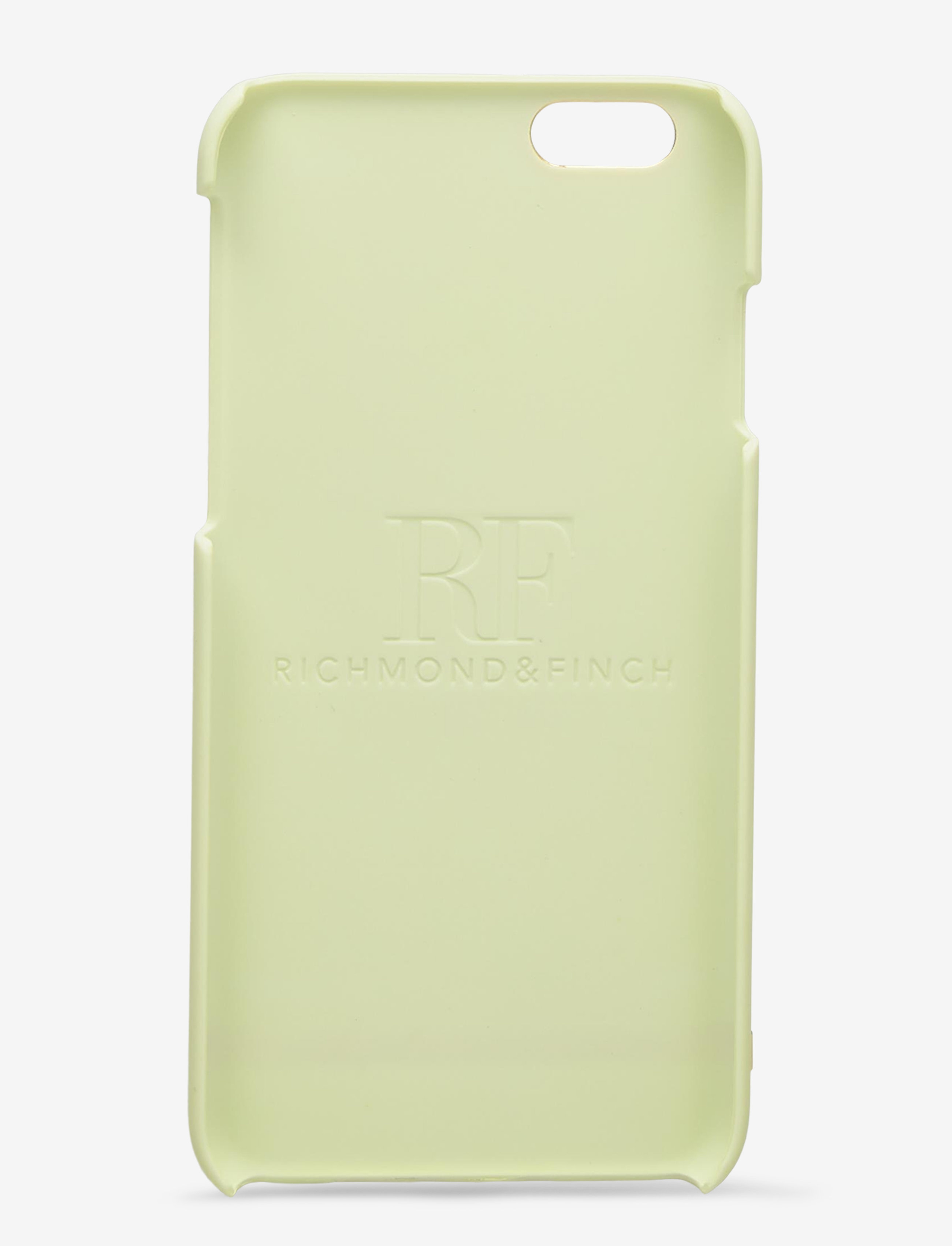 Richmond & Finch - IP6-073 - handyhüllen - pistachio satin soft - gold details - 1