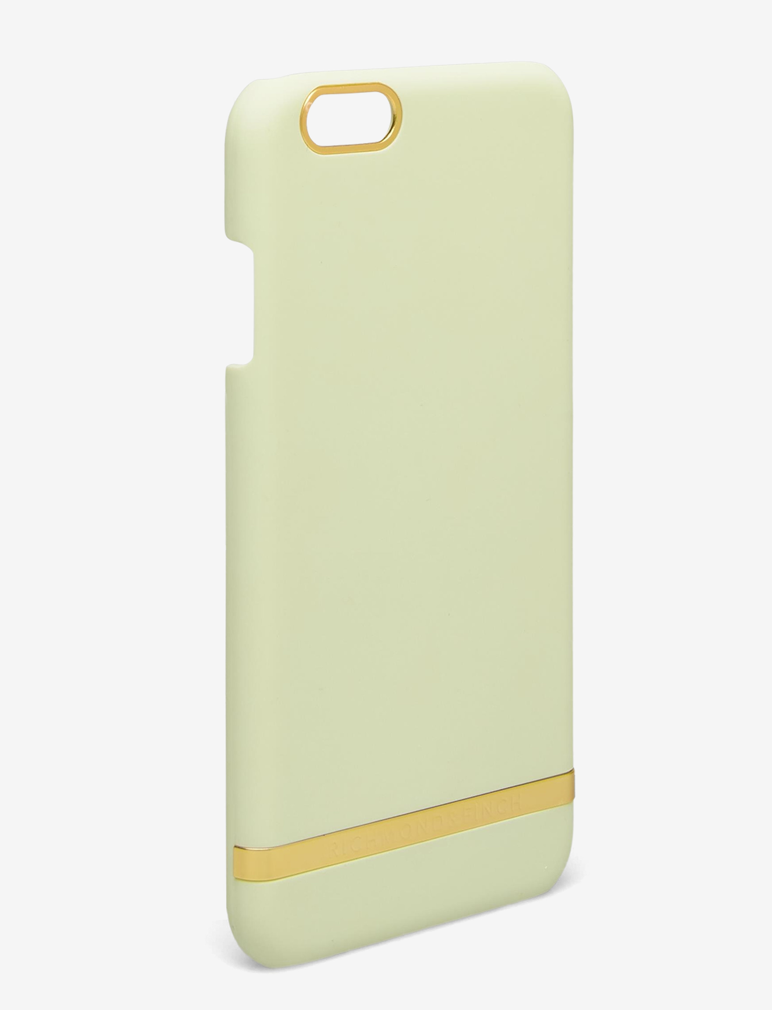 Richmond & Finch - IP6-073 - handyhüllen - pistachio satin soft - gold details - 2