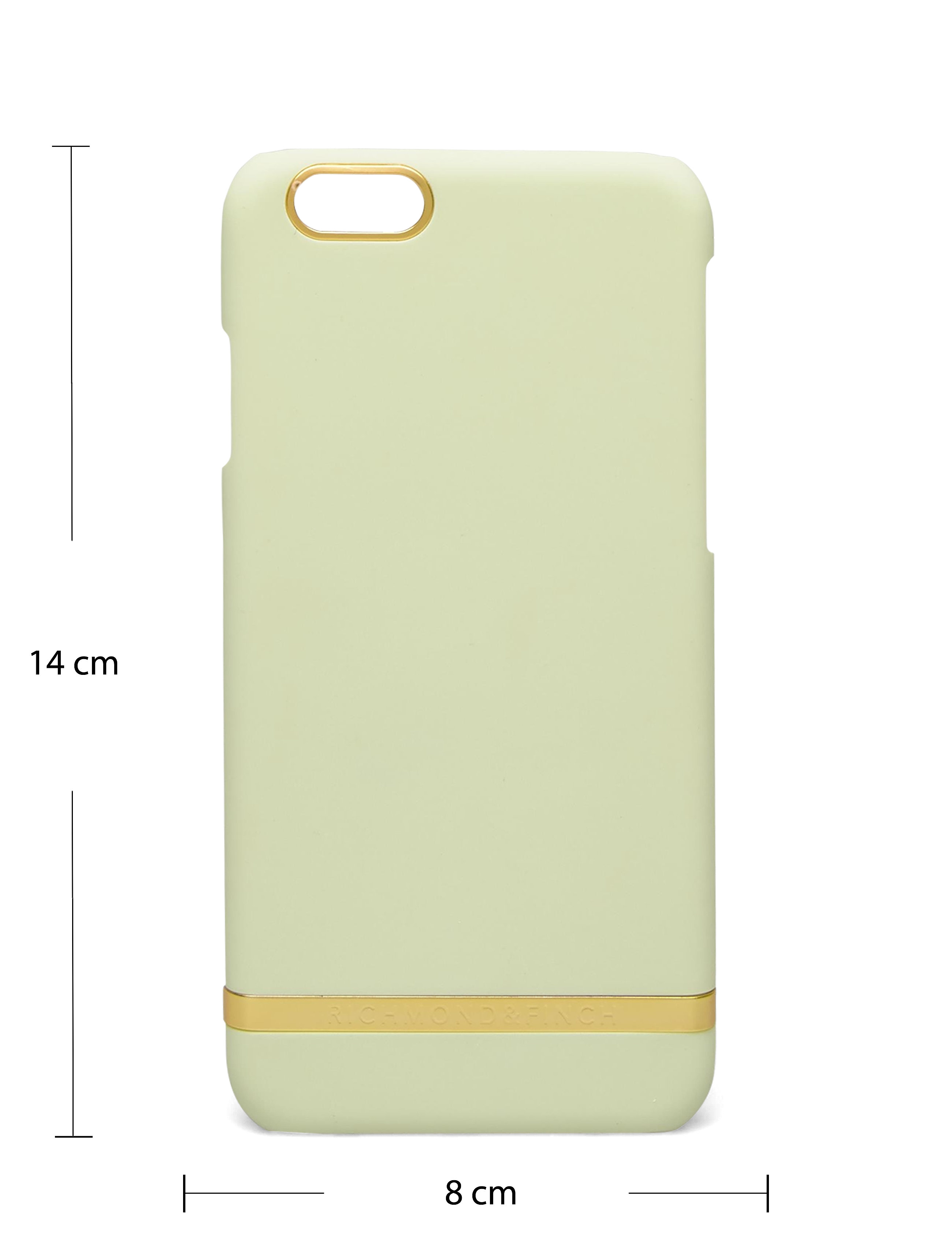 Richmond & Finch - IP6-073 - najniższe ceny - pistachio satin soft - gold details - 3