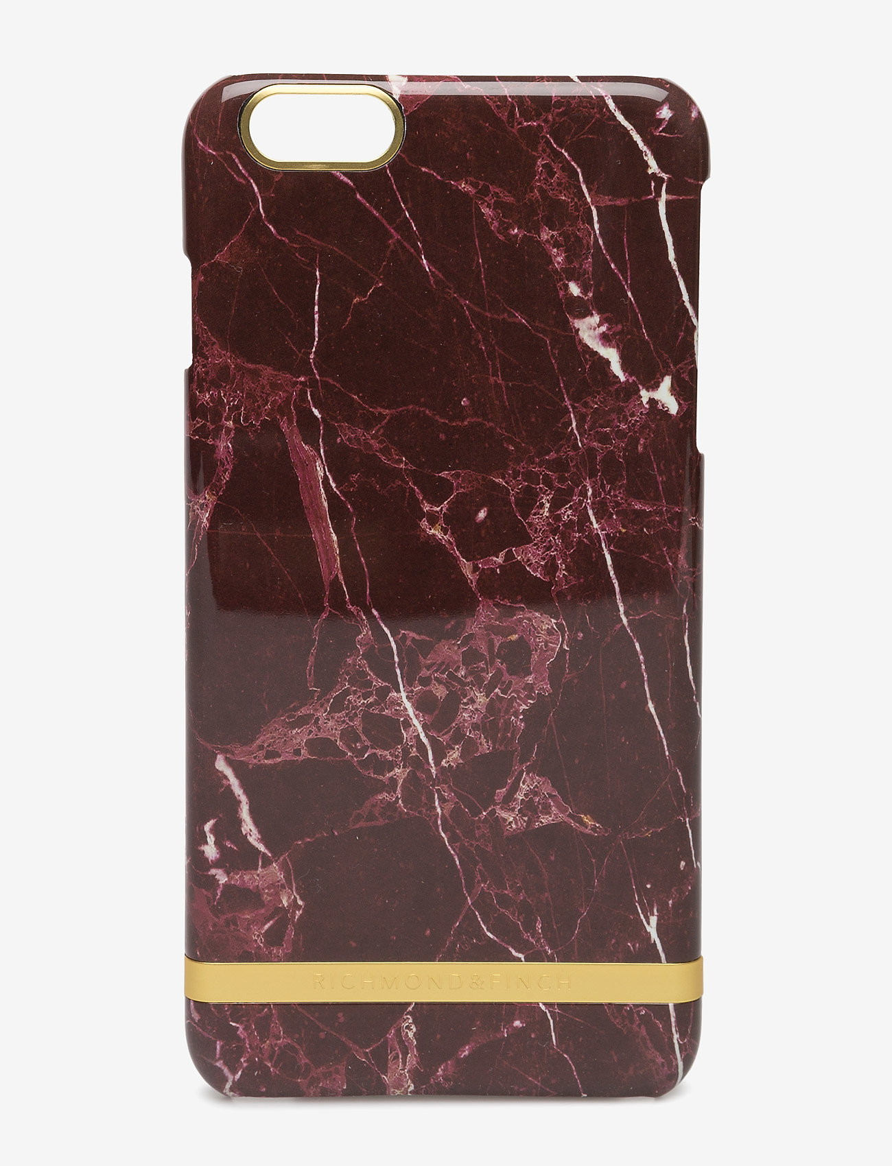 Richmond & Finch Red Marble Glossy Iphone 6Plus, IPHONE 6PLUS, Red, Mobiltilbehør-Covers > Telefontasker, Dame