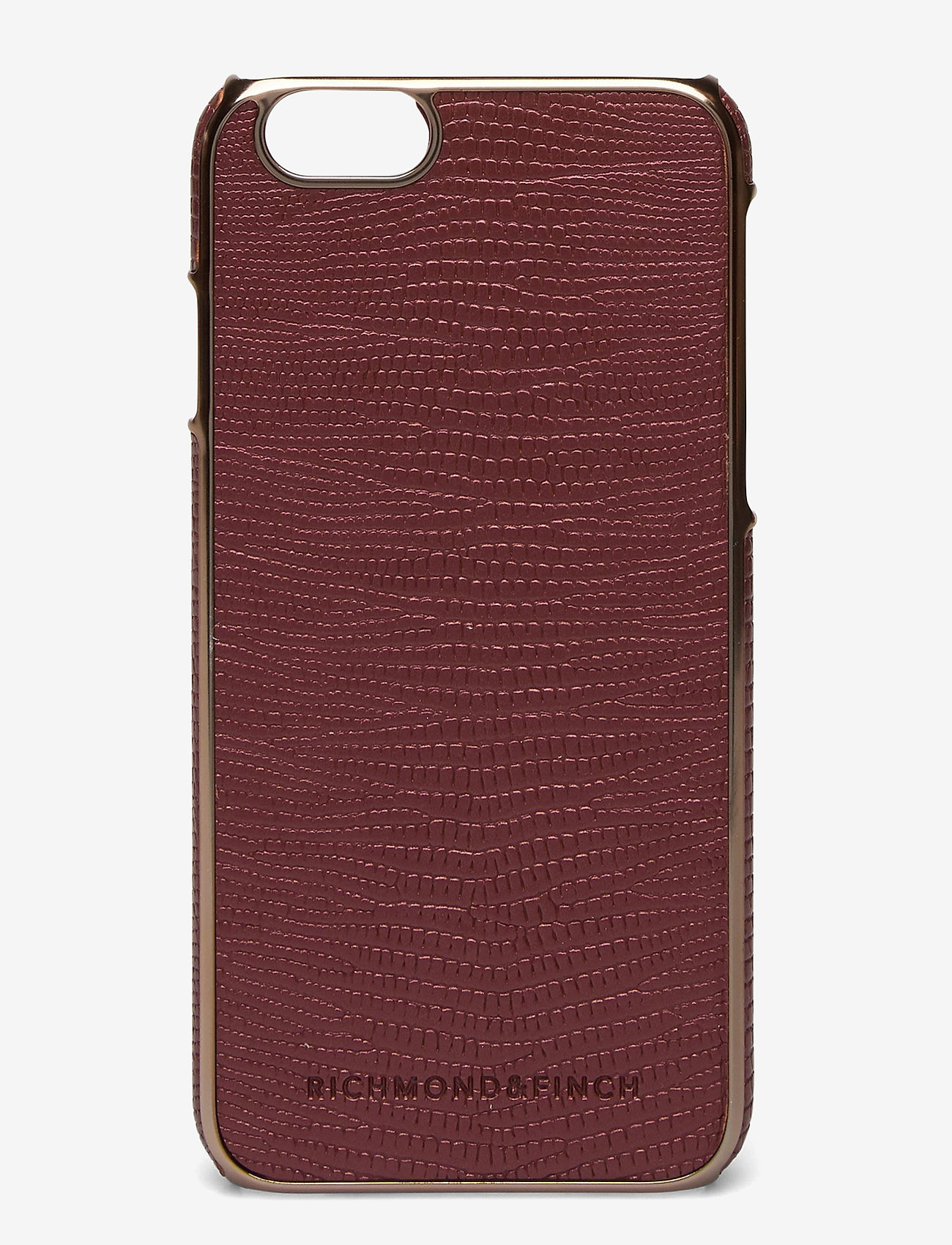 Richmond & Finch - IP6-080 - phone cases - framed rosé - marsala reptile - 0