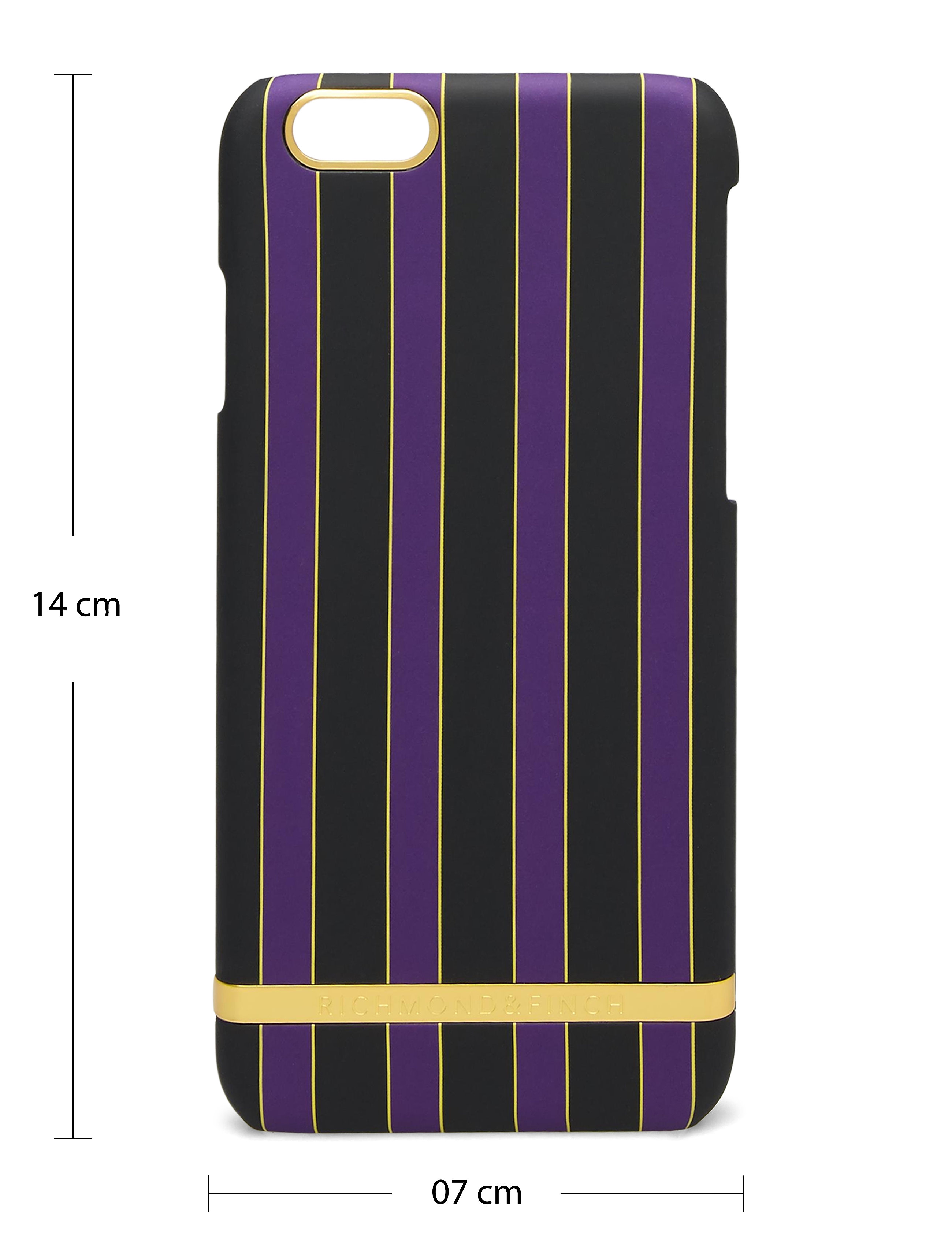 Richmond & Finch - IP6-093 - laveste priser - acai stripes - gold details - 3