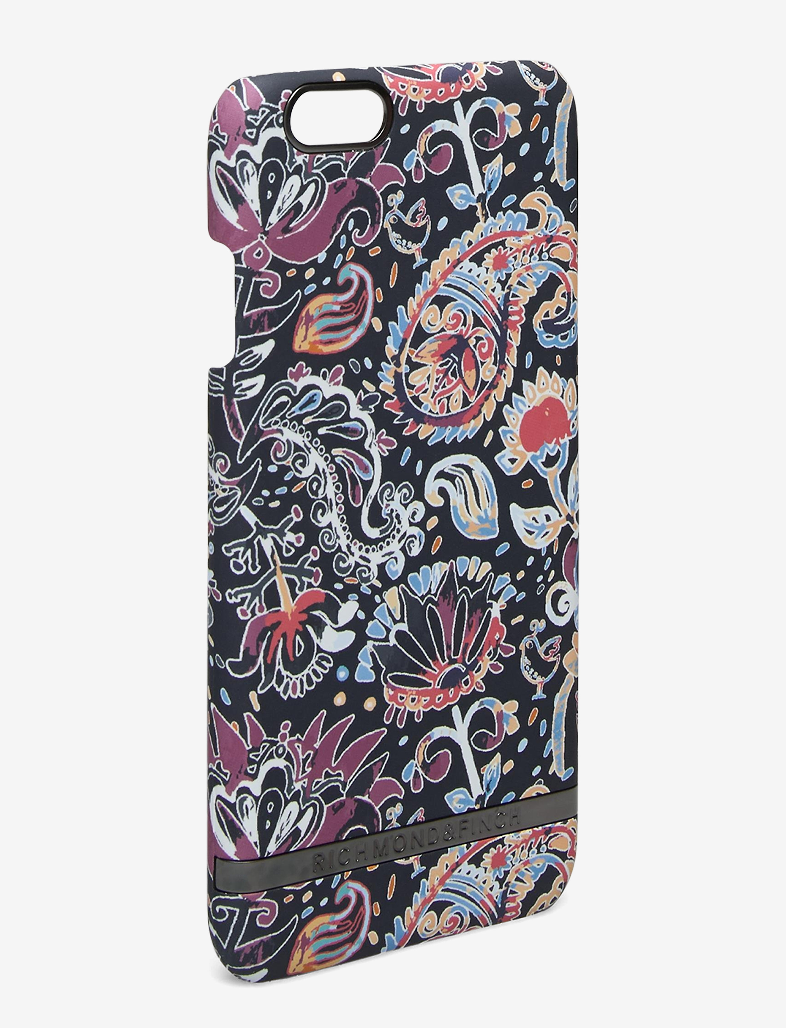 Richmond & Finch - IP6-104 - laveste priser - paisley satin - black details - 2