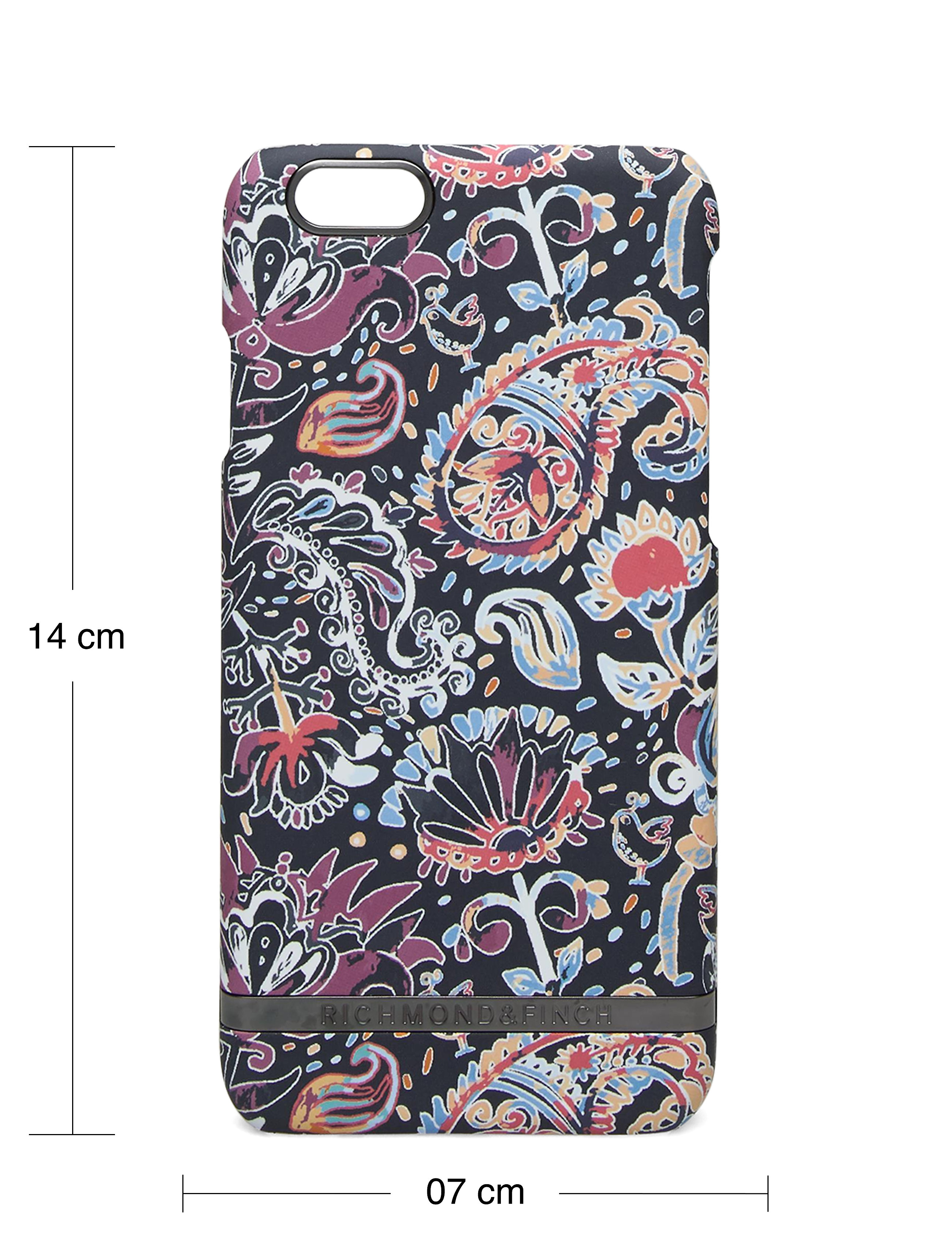 Richmond & Finch - IP6-104 - laveste priser - paisley satin - black details - 3